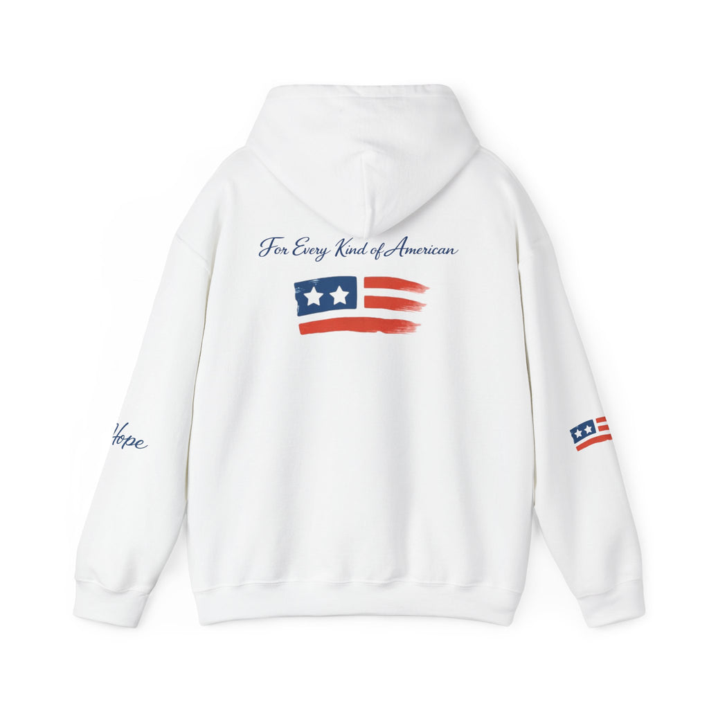 Hope Apparel Patriotic Hoodie — "For Every Kind of American" Flag Design