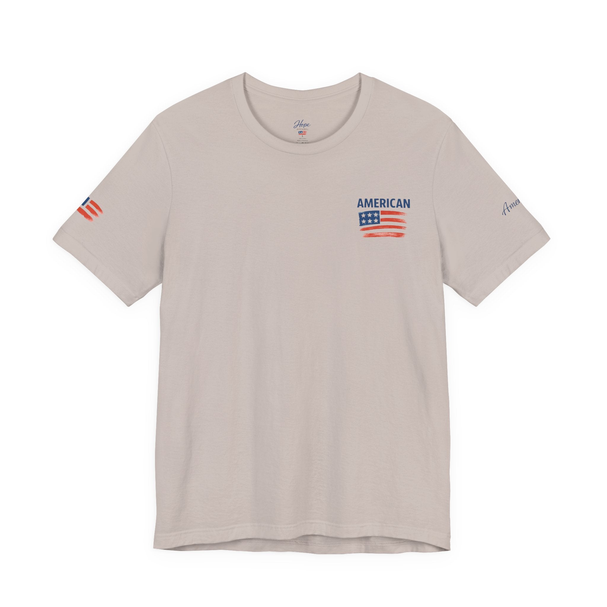 Hope Apparel American Patriotic Tee - Unisex Jersey Short Sleeve Tee