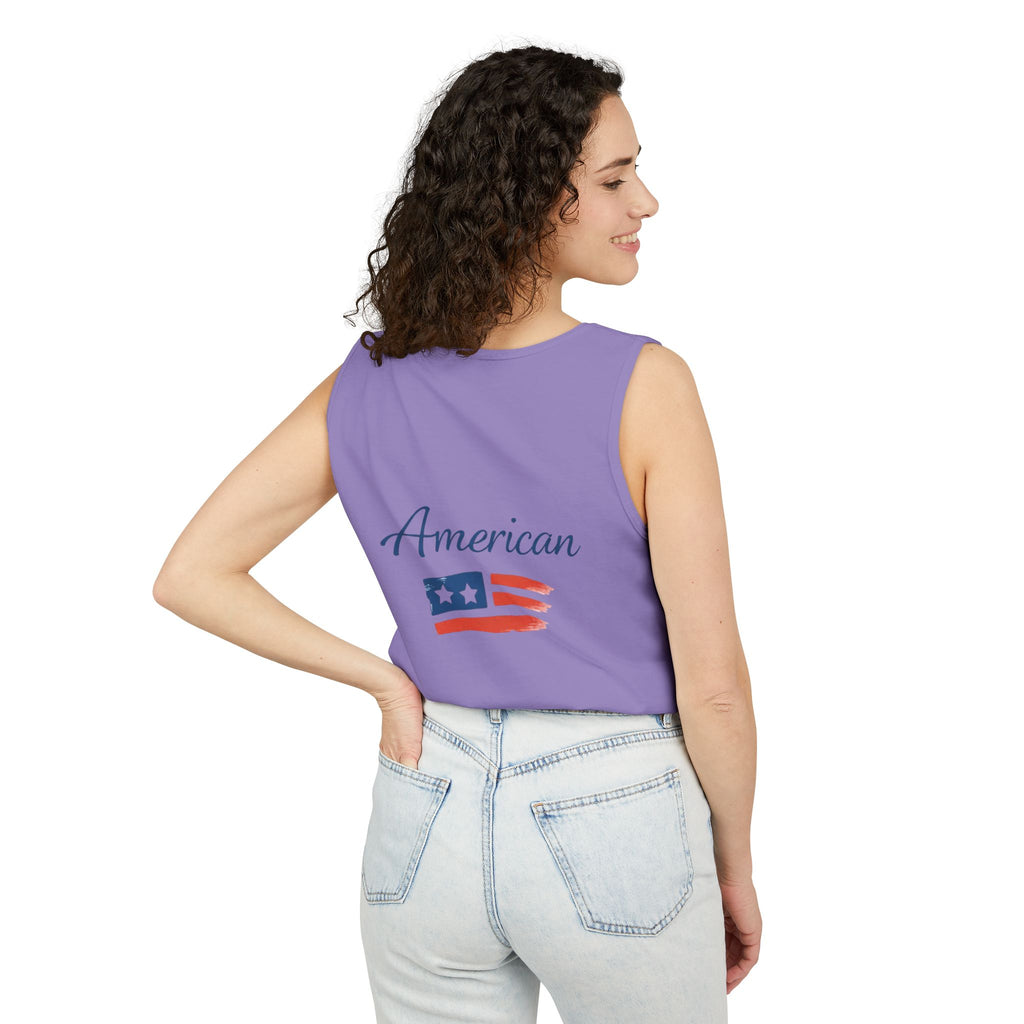 American Flag Brushstroke Tank Top | Hope Patriotic