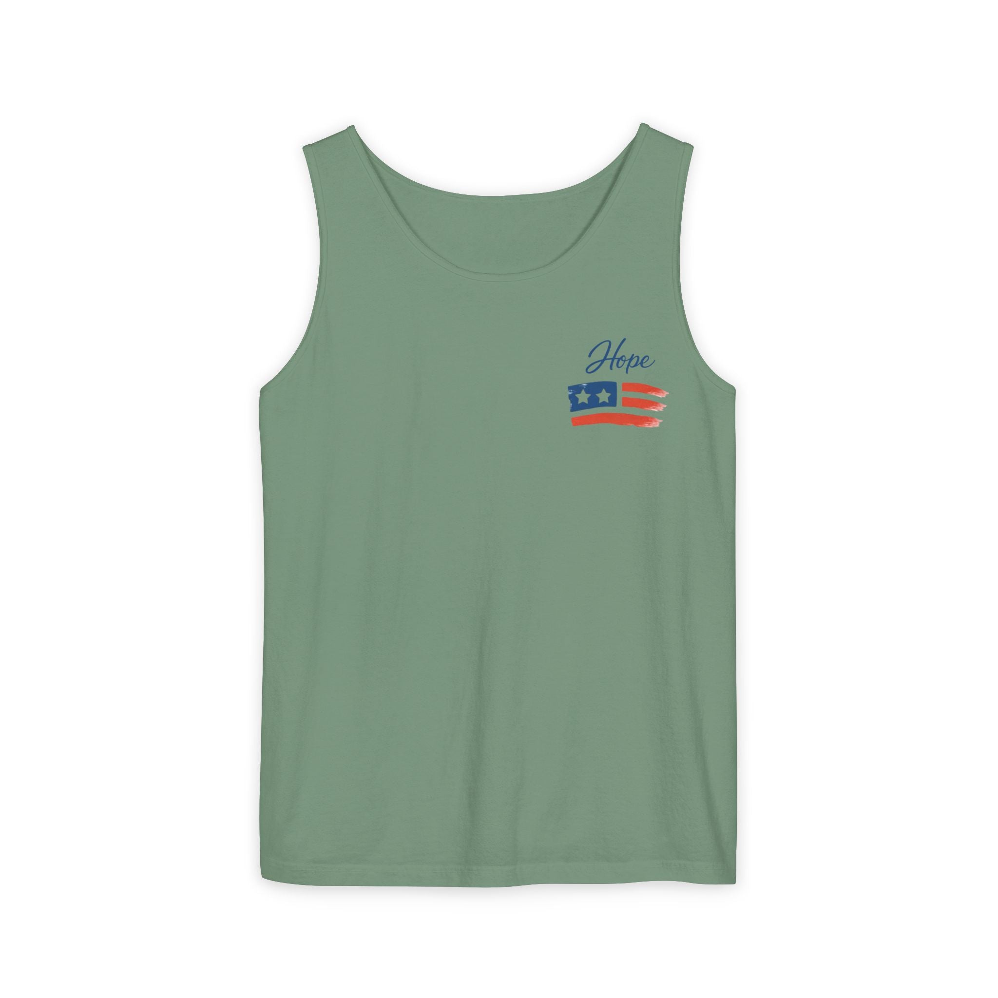 American Flag Brushstroke Tank Top | Hope Patriotic