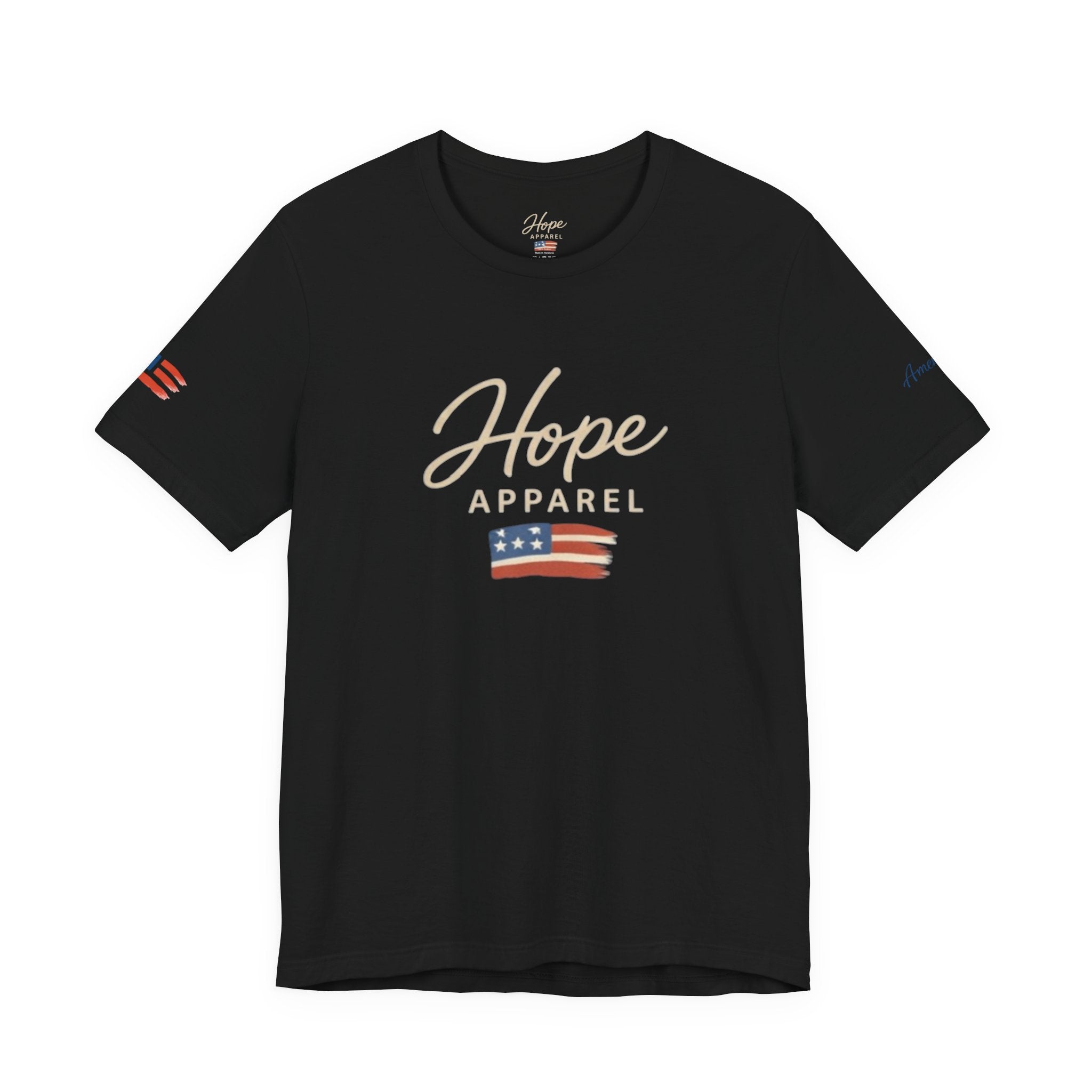 Hope Patriotic Flag Tee | Dark Colors, American Flag Design