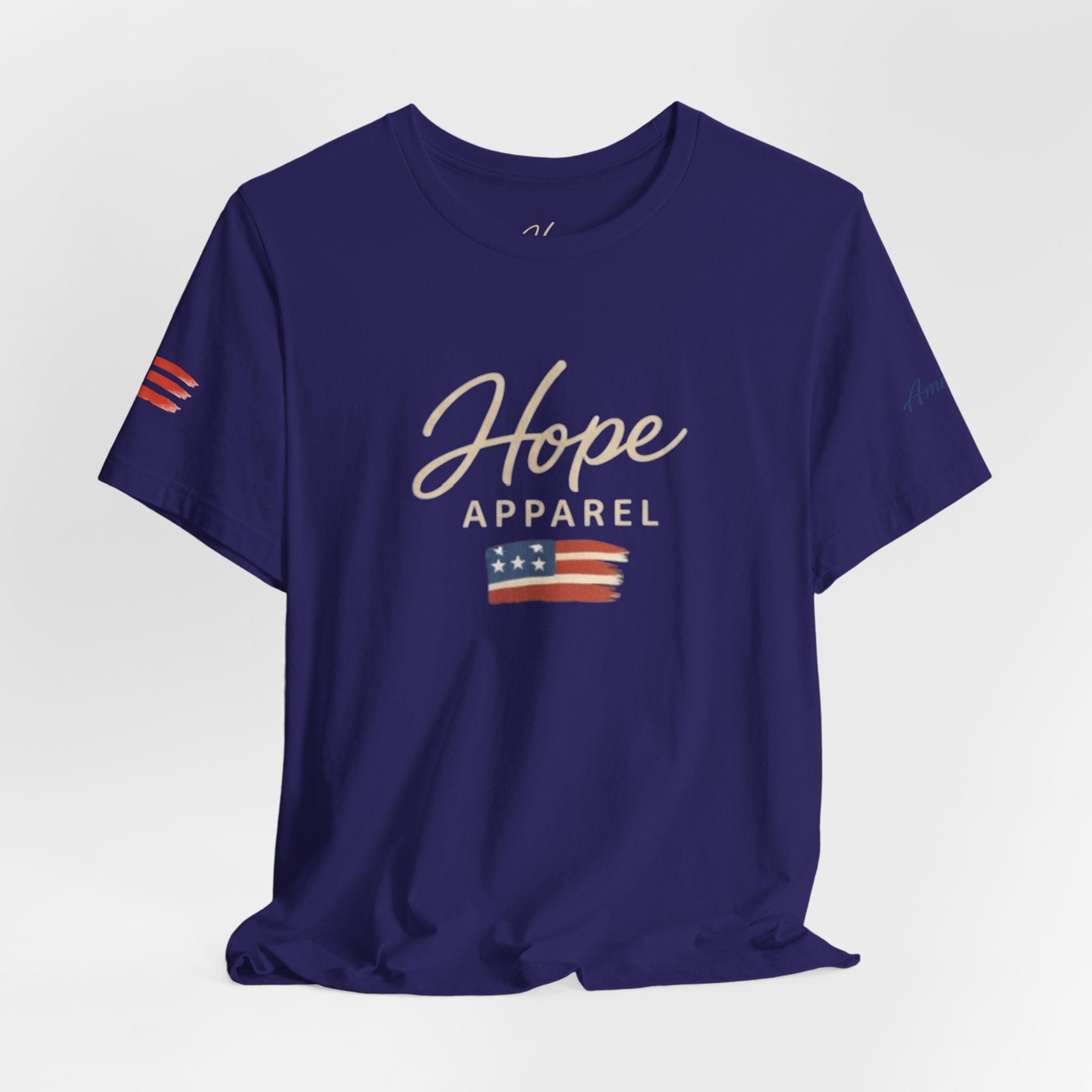 Hope Patriotic Flag Tee | Dark Colors, American Flag Design