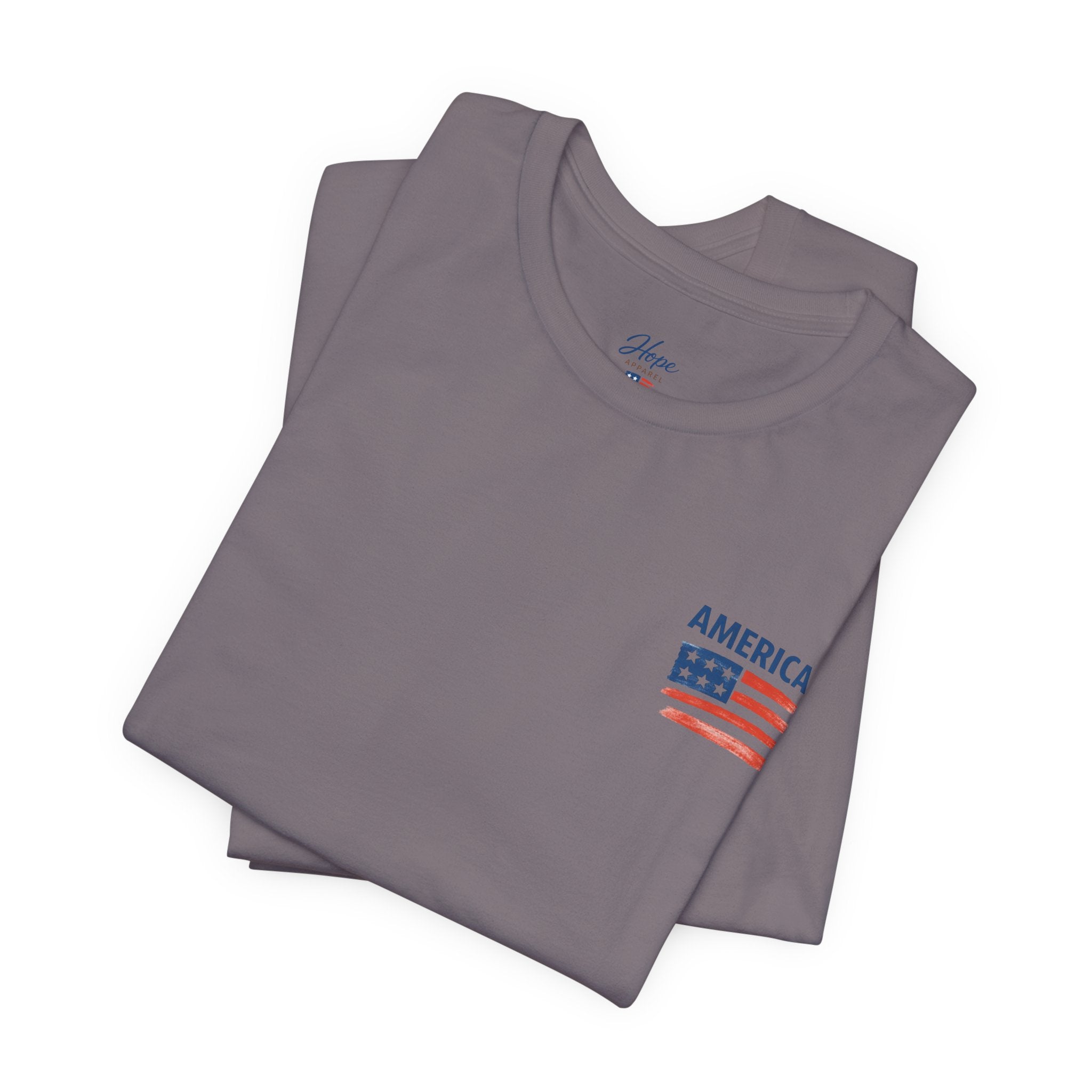 Hope Apparel American Patriotic Tee - Unisex Jersey Short Sleeve Tee