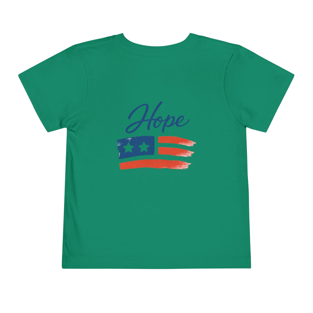 Hope Apparel Flag Graphic Toddler Tee | Patriotic Stars Stripes