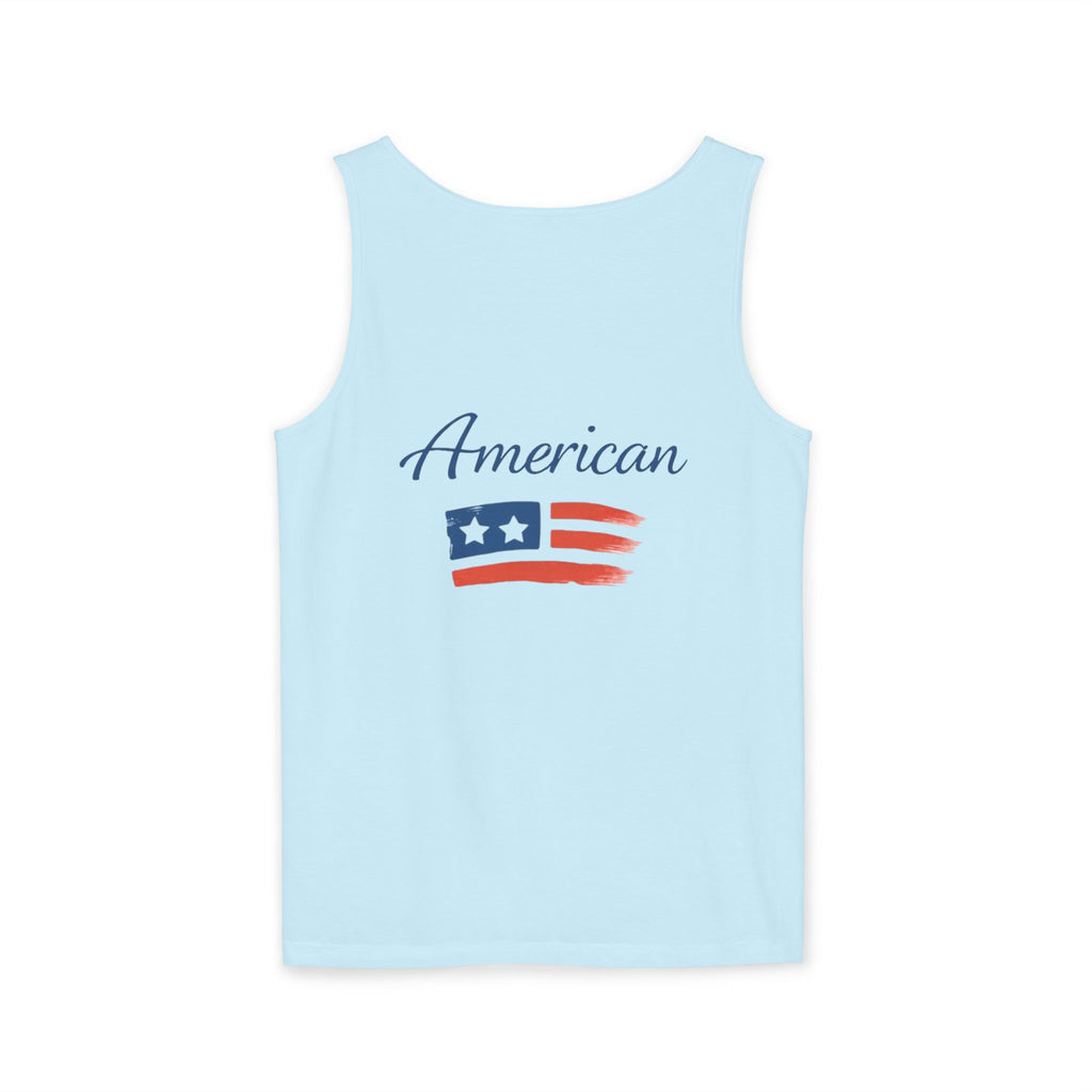 American Flag Brushstroke Tank Top | Hope Patriotic