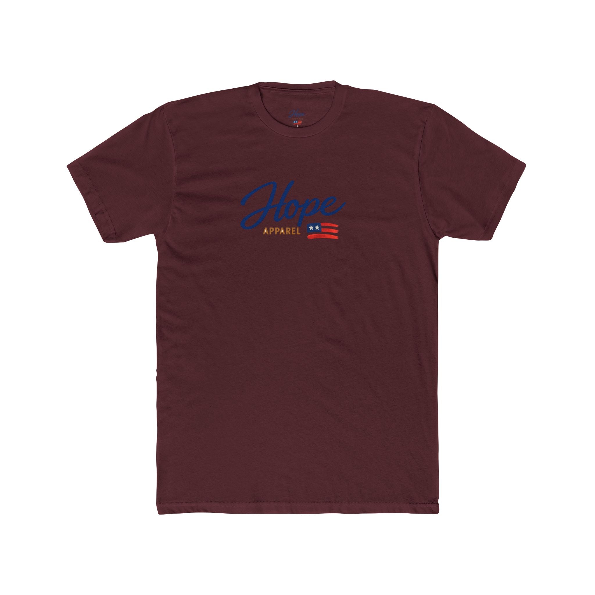 Hope Script with Flag graphic T-Shirt | Patriotic Americana Tee