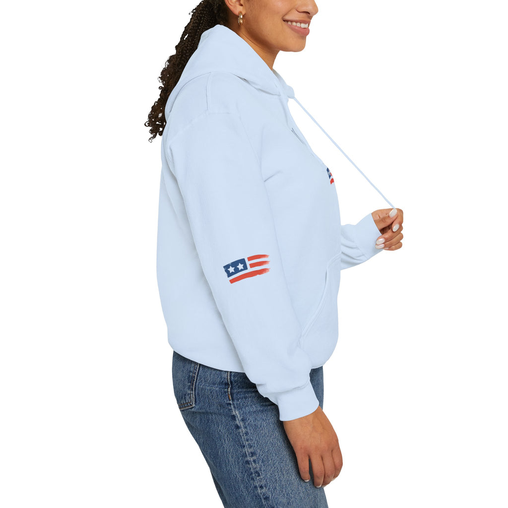 Hope Apparel Patriotic Hoodie — "For Every Kind of American" Flag Design