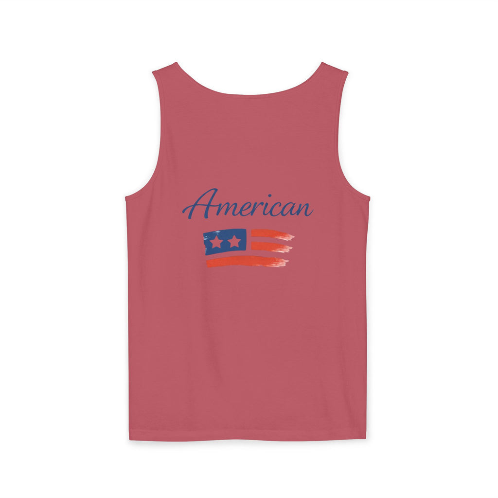 American Flag Brushstroke Tank Top | Hope Patriotic