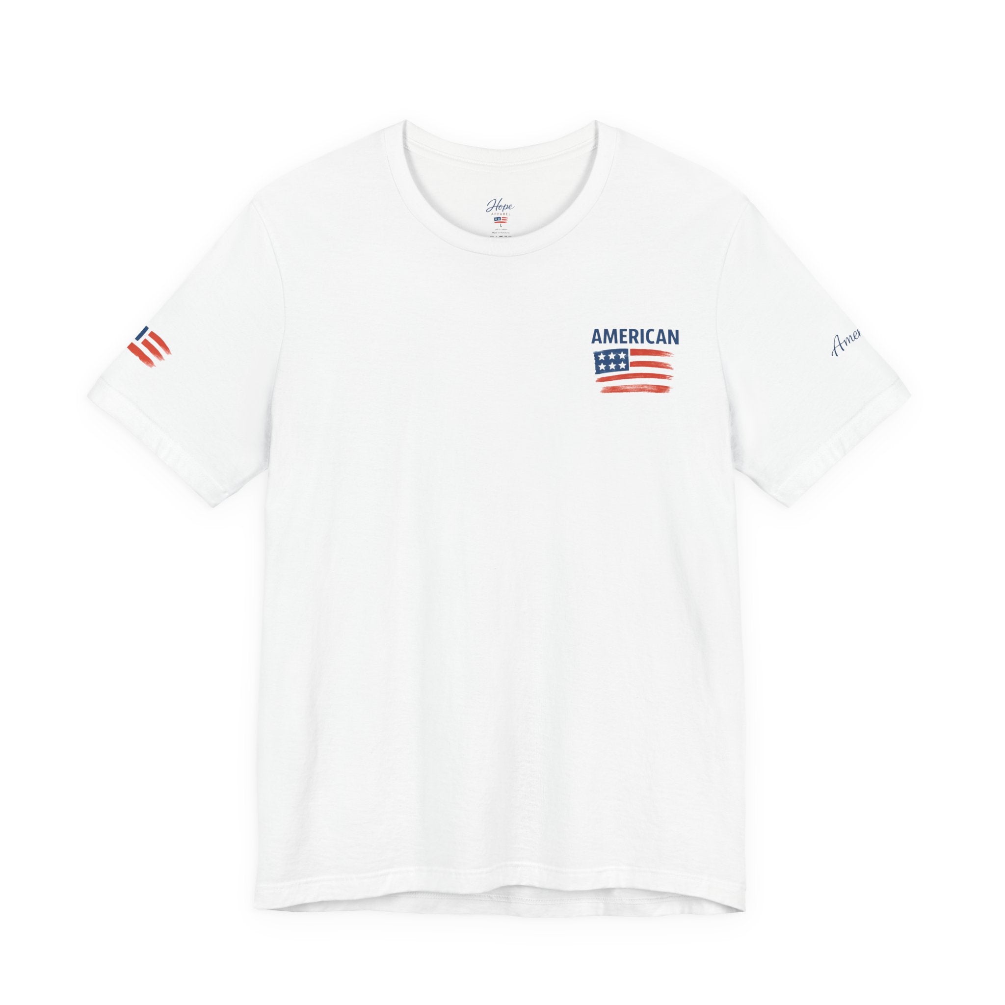 Hope Apparel American Patriotic Tee - Unisex Jersey Short Sleeve Tee