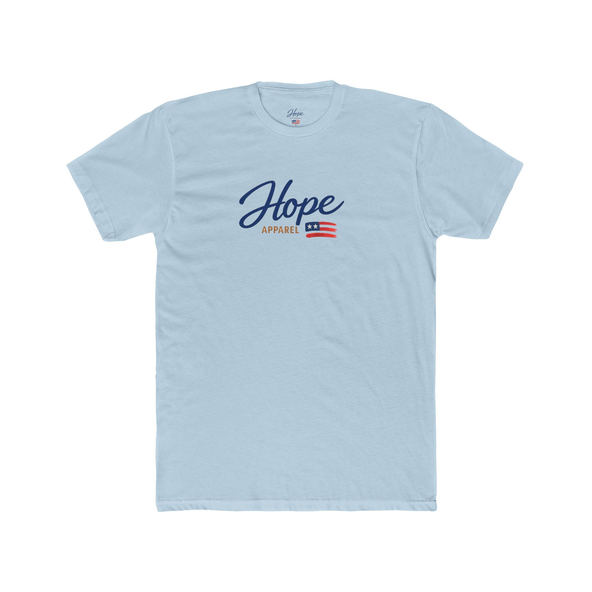 Hope Script with Flag graphic T-Shirt | Patriotic Americana Tee