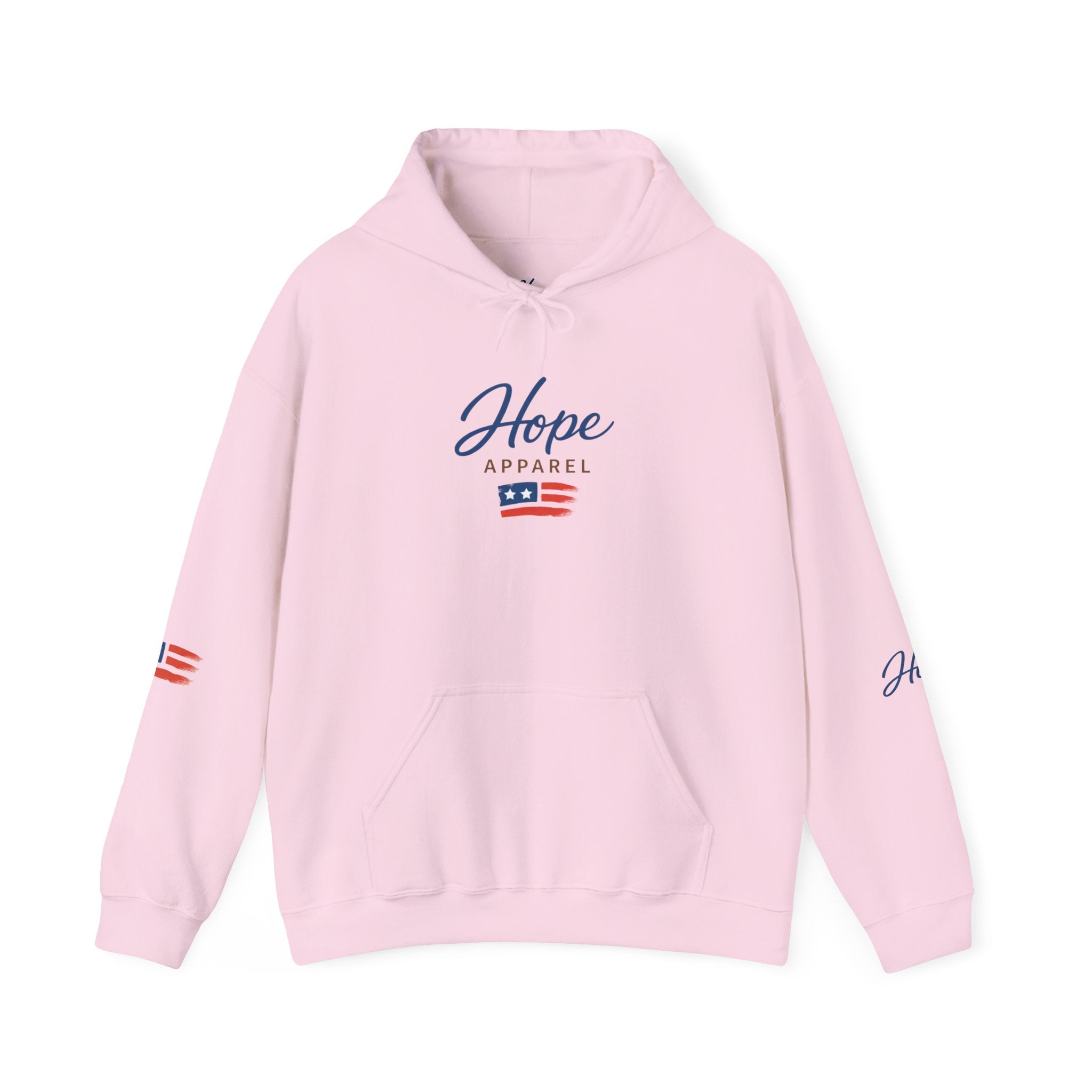 Hope Apparel Patriotic Hoodie — "For Every Kind of American" Flag Design