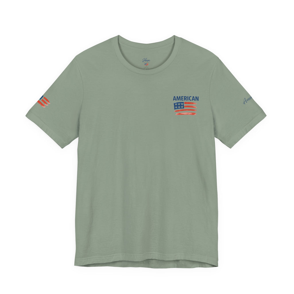 Hope Apparel American Patriotic Tee - Unisex Jersey Short Sleeve Tee