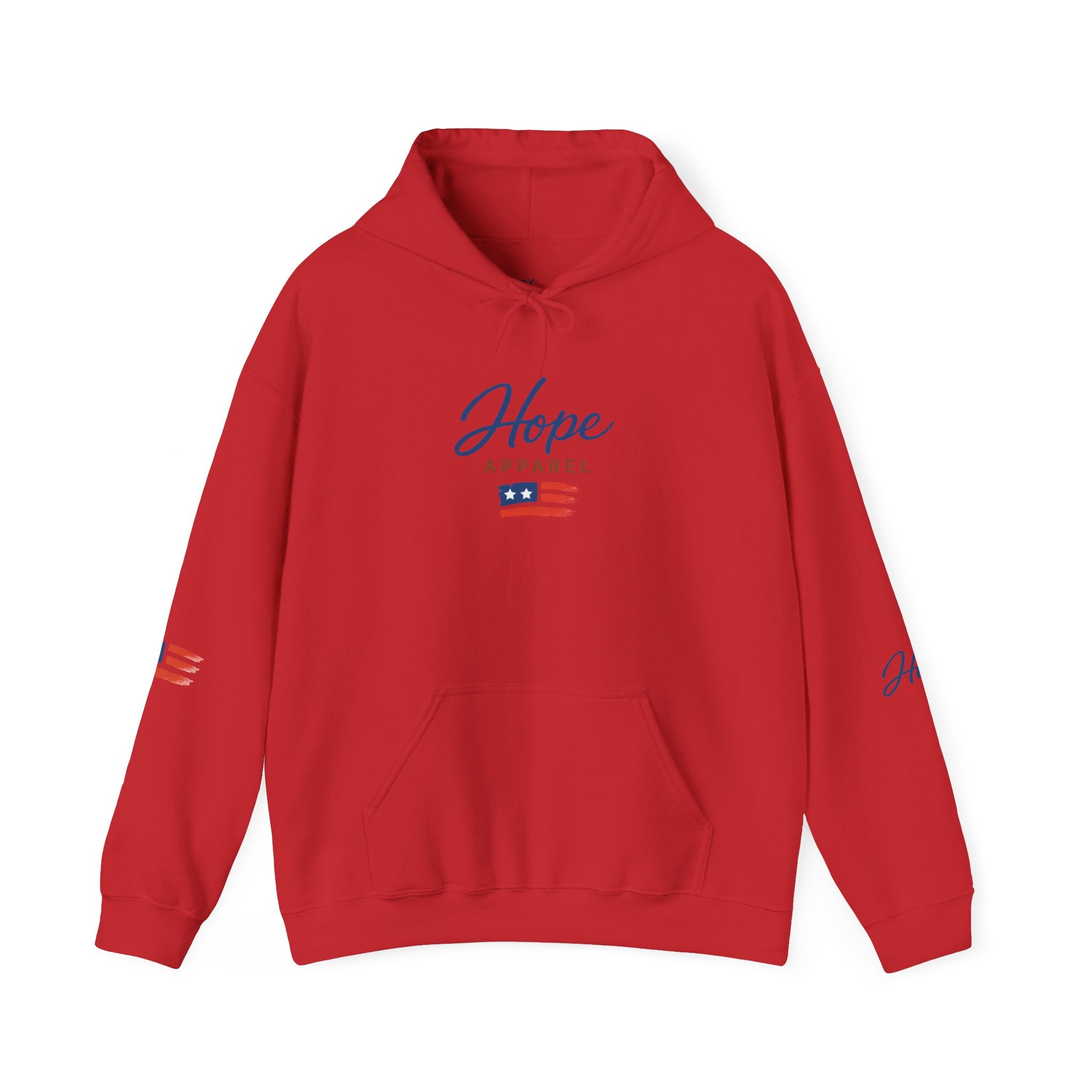 Hope Apparel Patriotic Hoodie — "For Every Kind of American" Flag Design