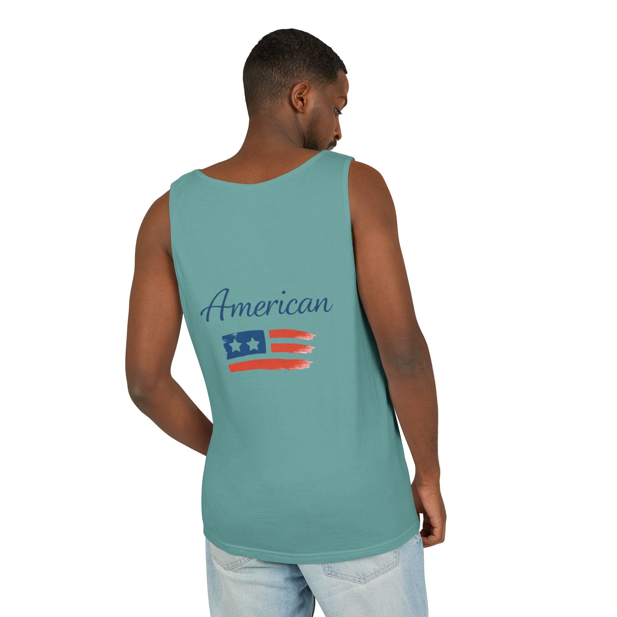 American Flag Brushstroke Tank Top | Hope Patriotic