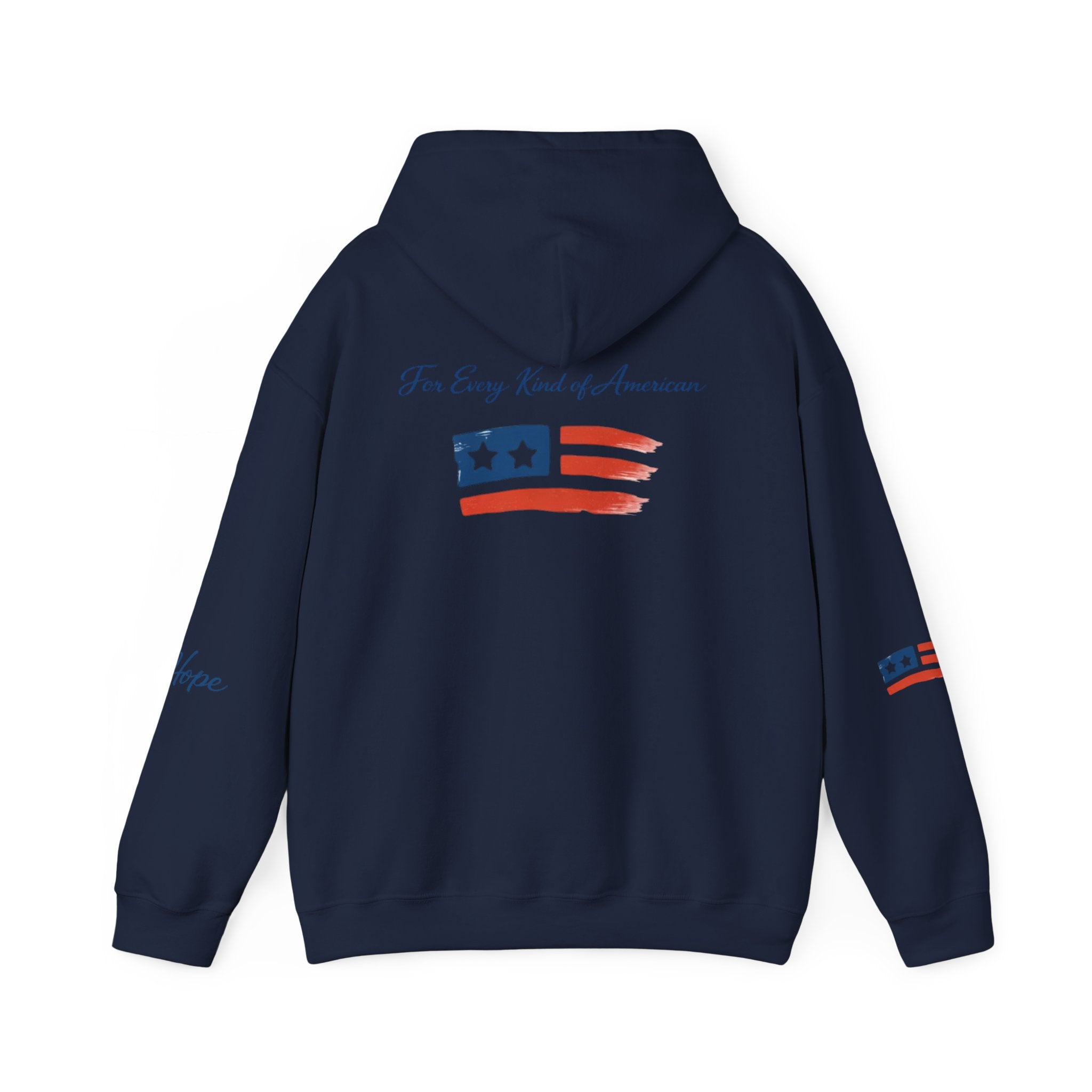 Hope Apparel Patriotic Hoodie — "For Every Kind of American" Flag Design