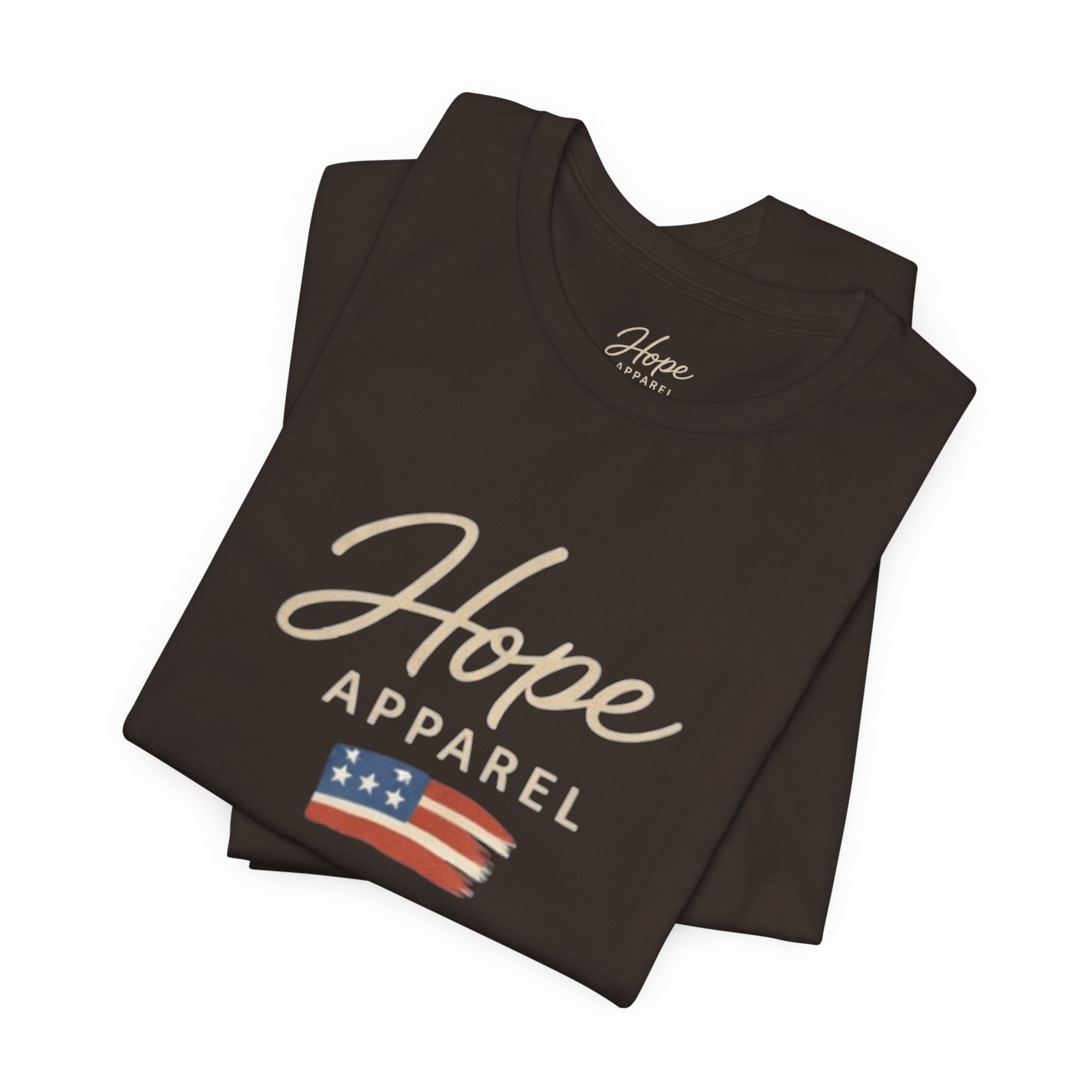 Hope Patriotic Flag Tee | Dark Colors, American Flag Design