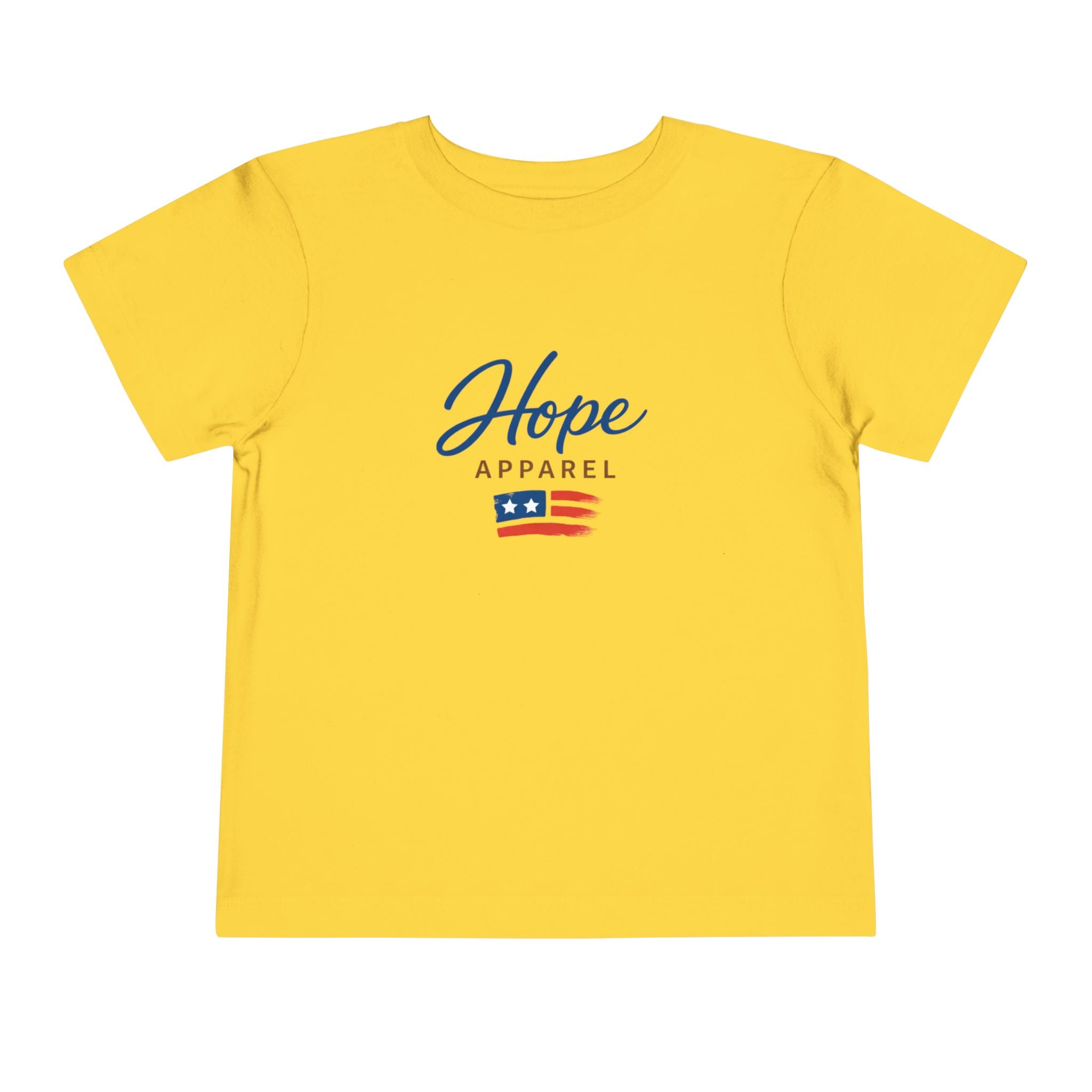 Hope Apparel Flag Graphic Toddler Tee | Patriotic Stars Stripes