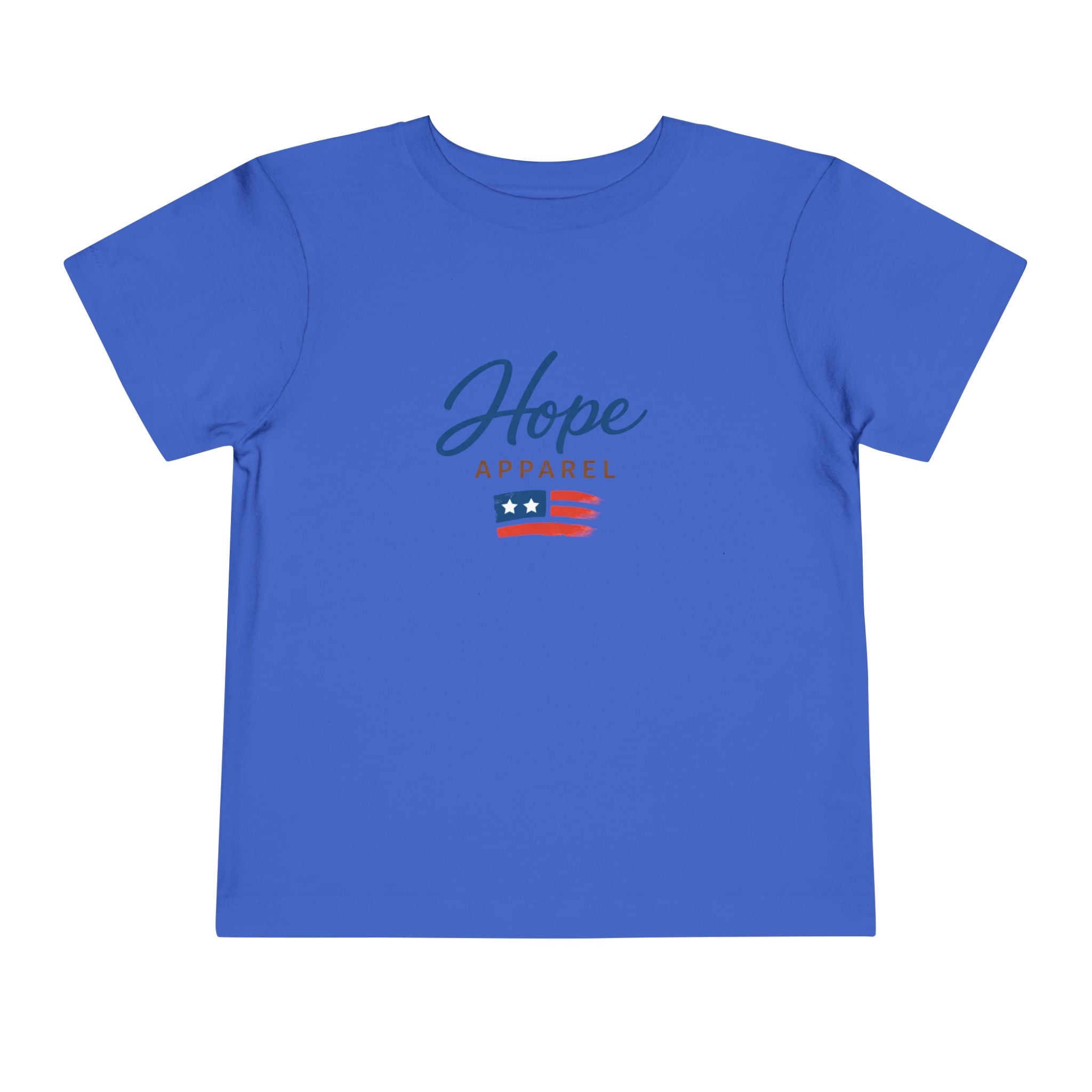 Hope Apparel Flag Graphic Toddler Tee | Patriotic Stars Stripes