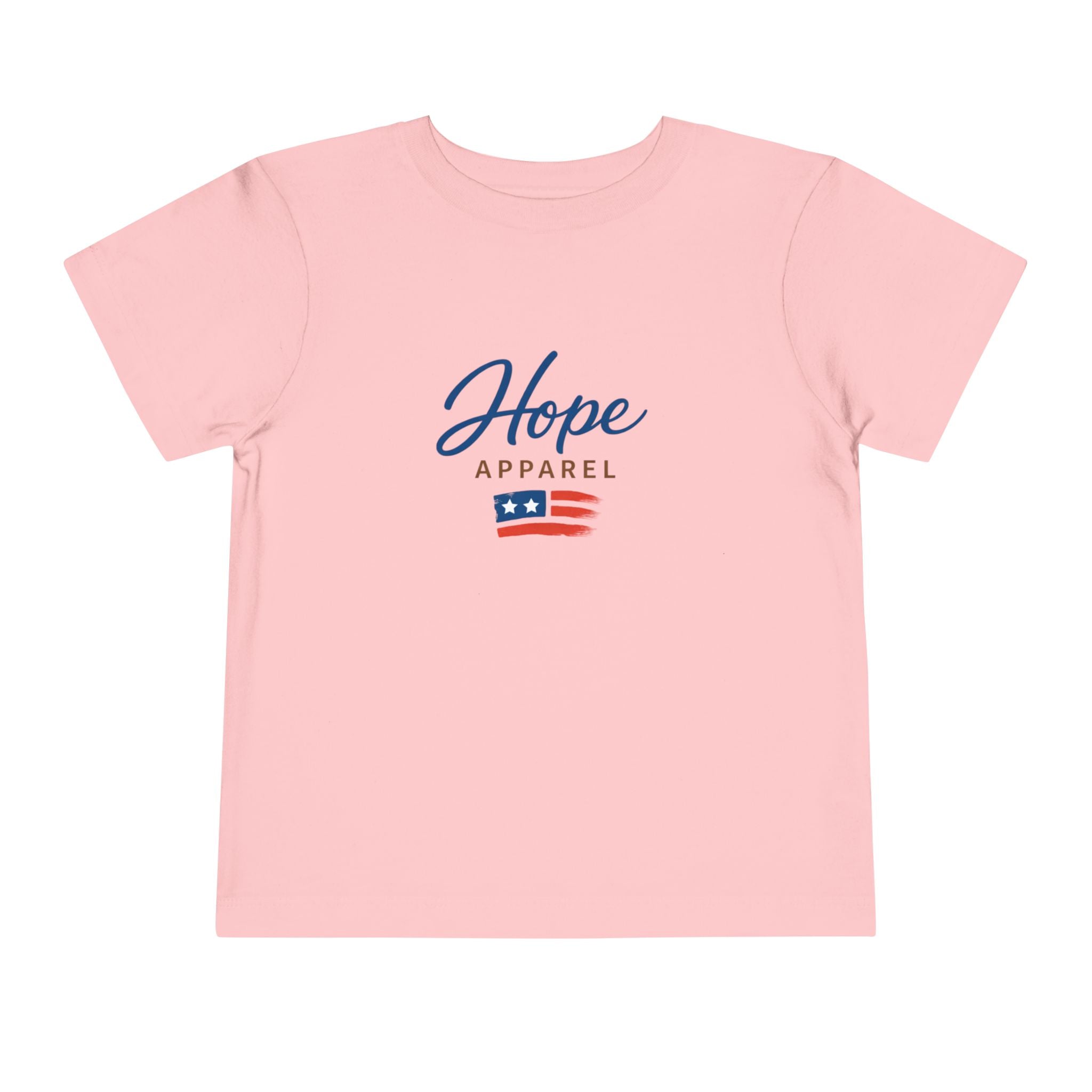 Hope Apparel Flag Graphic Toddler Tee | Patriotic Stars Stripes