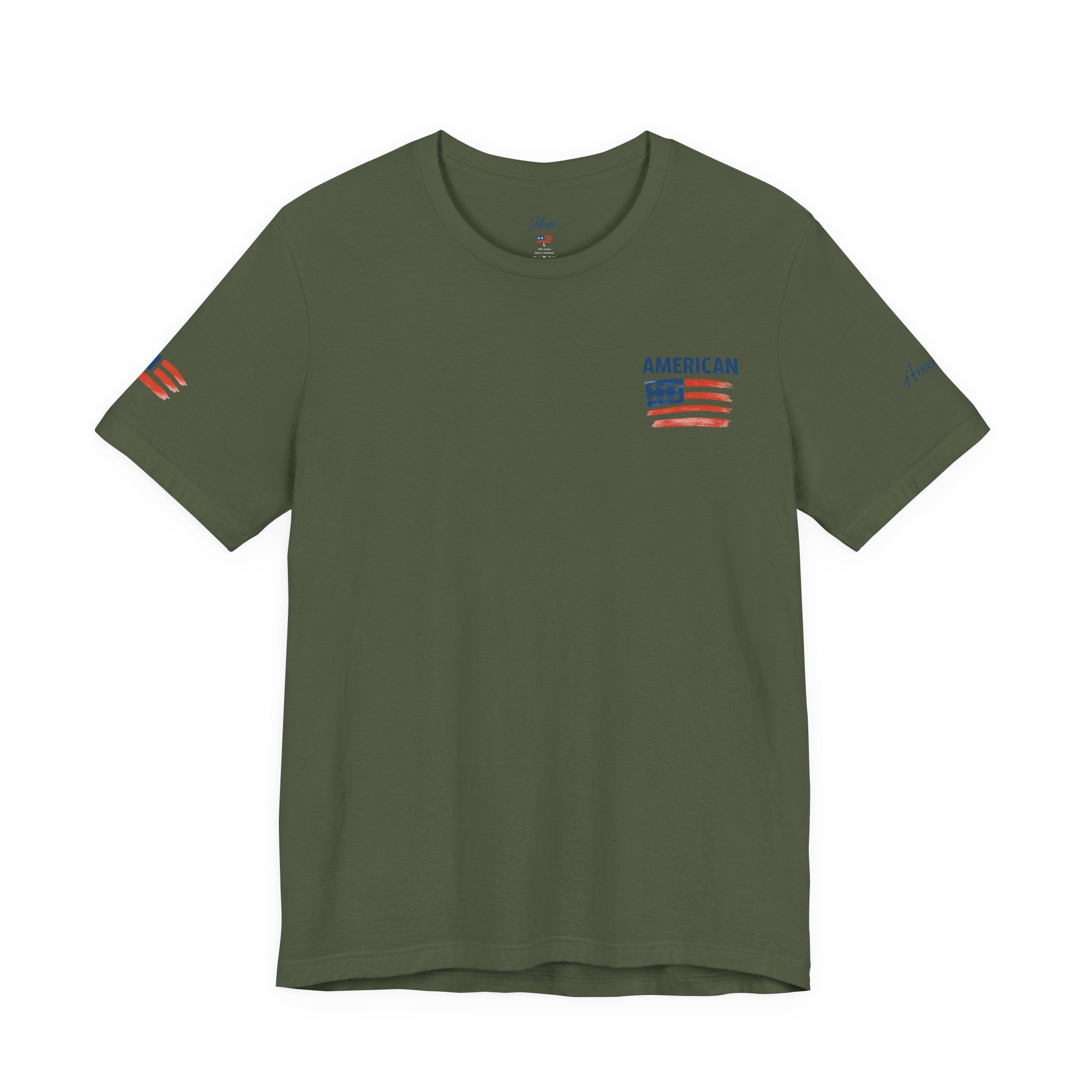 Hope Apparel American Patriotic Tee - Unisex Jersey Short Sleeve Tee