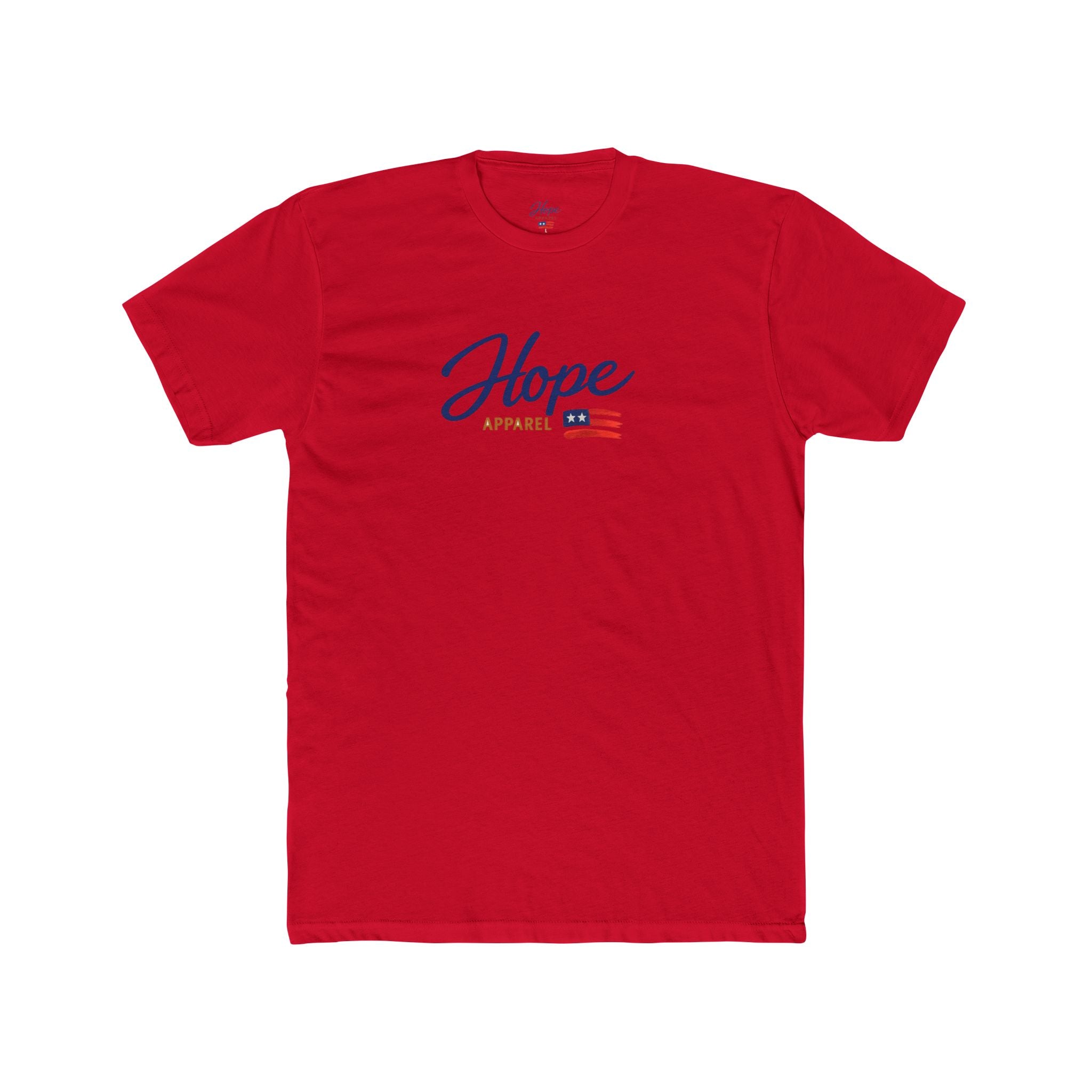 Hope Script with Flag graphic T-Shirt | Patriotic Americana Tee