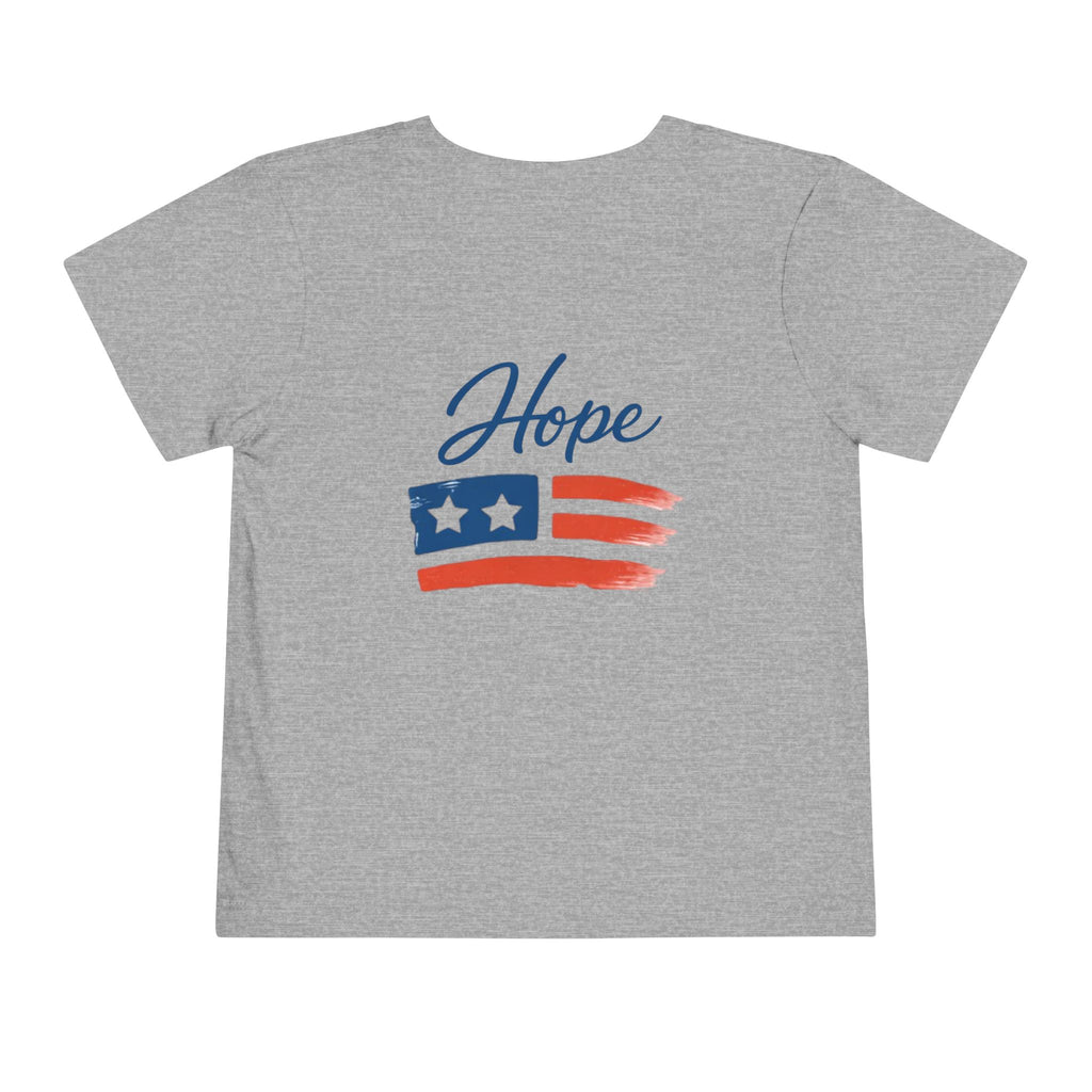 Hope Apparel Flag Graphic Toddler Tee | Patriotic Stars Stripes