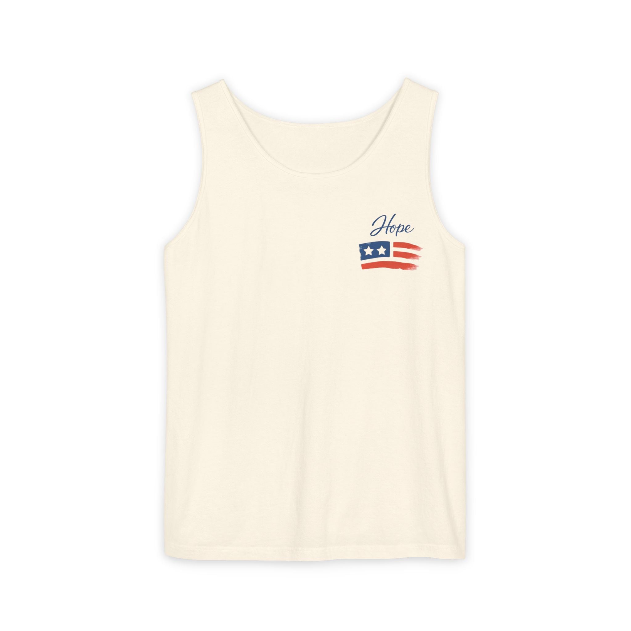 American Flag Brushstroke Tank Top | Hope Patriotic
