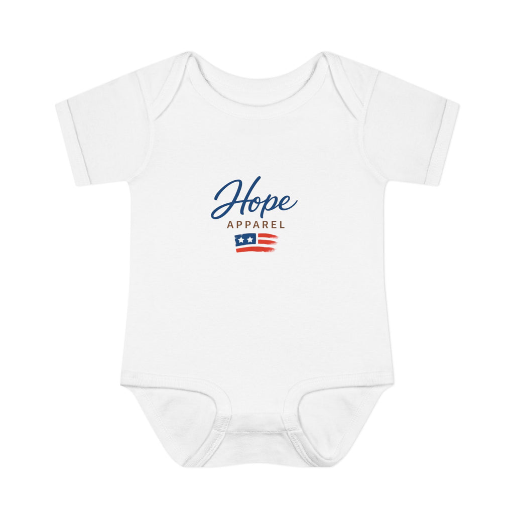 Hope Apparel Baby Bodysuit | Patriotic Flag Logo, Infant Onesie