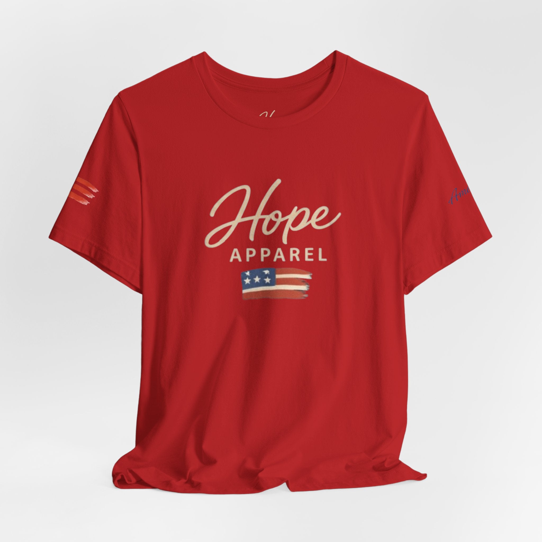 Hope Patriotic Flag Tee | Dark Colors, American Flag Design