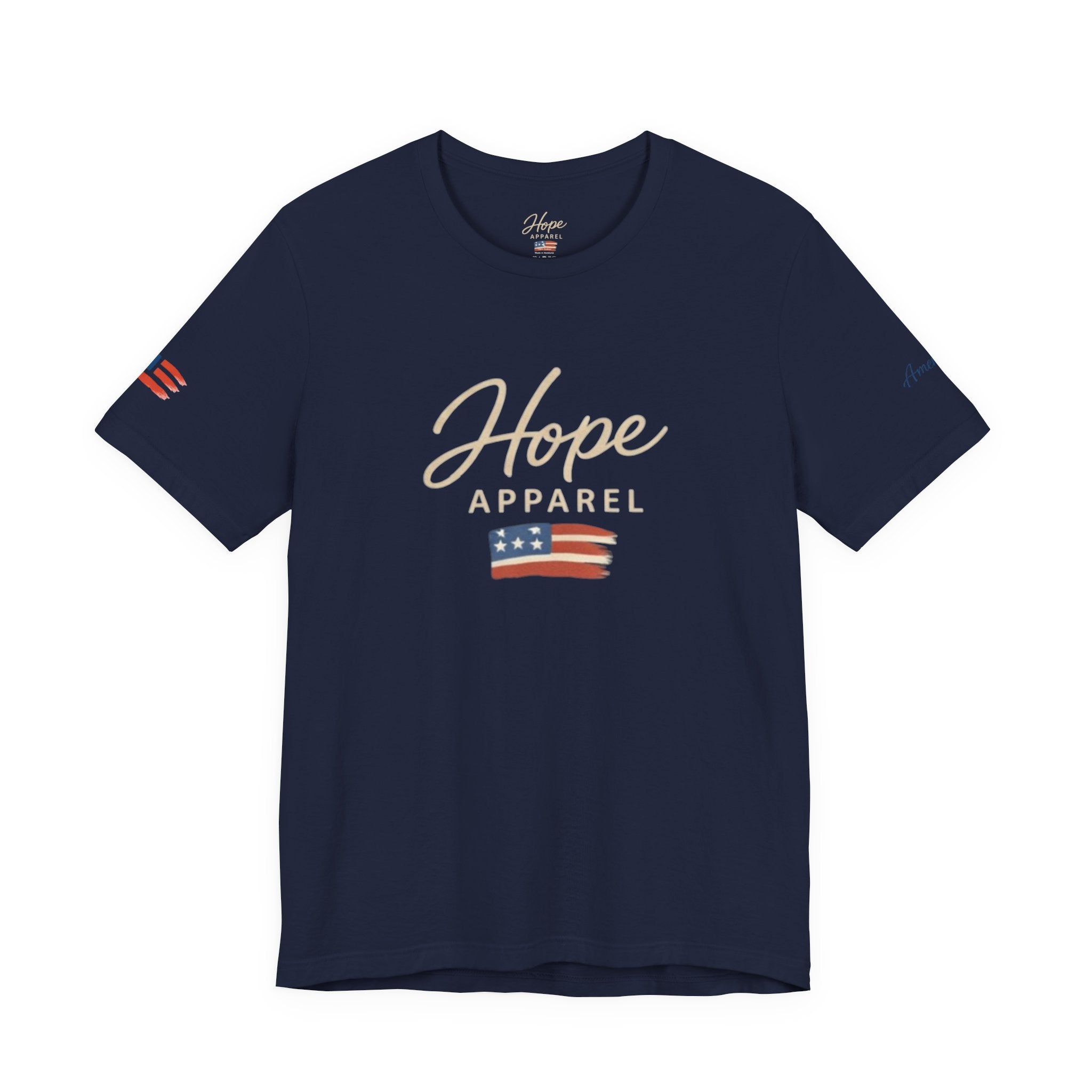 Hope Patriotic Flag Tee | Dark Colors, American Flag Design