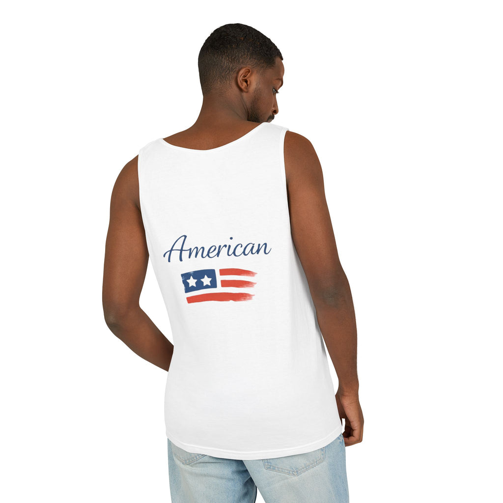American Flag Brushstroke Tank Top | Hope Patriotic