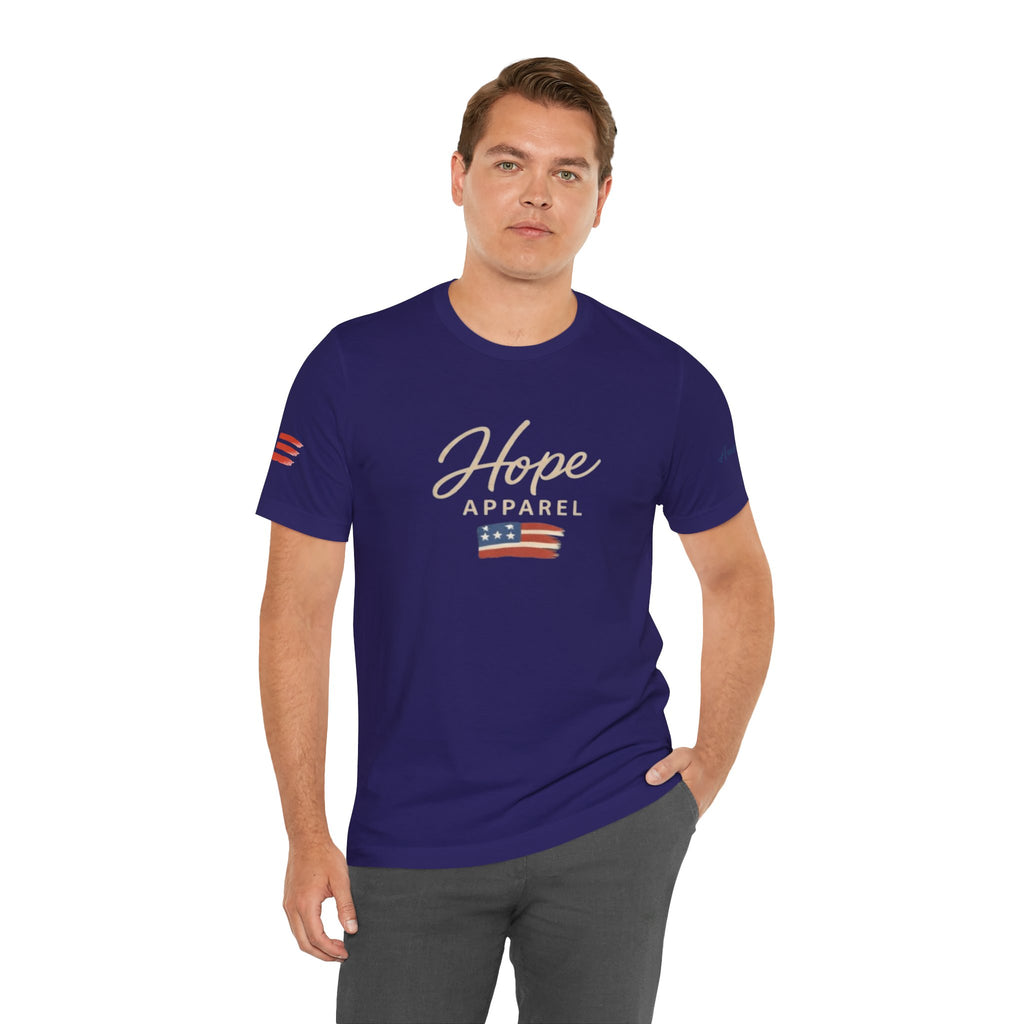 Hope Patriotic Flag Tee | Dark Colors, American Flag Design