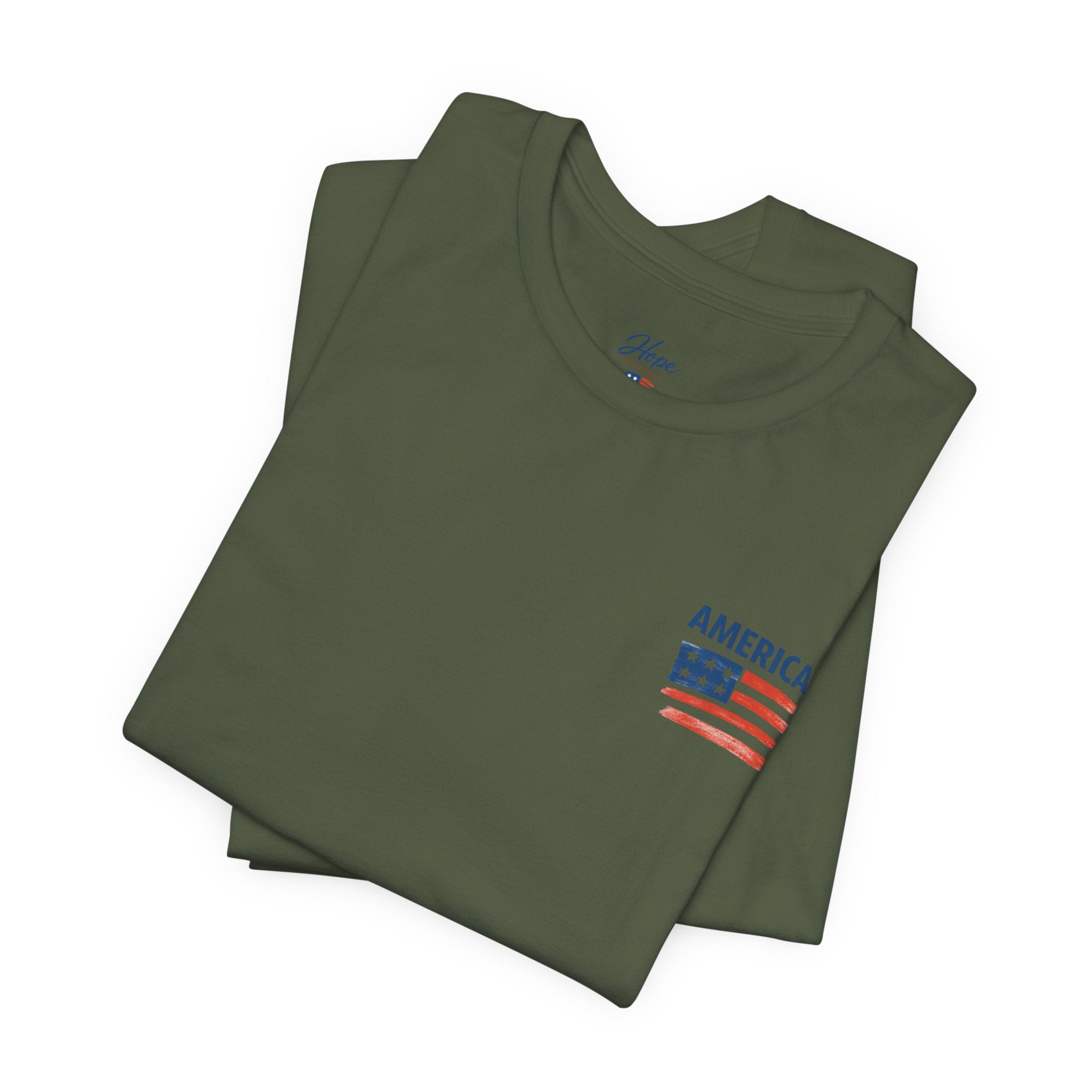 Hope Apparel American Patriotic Tee - Unisex Jersey Short Sleeve Tee