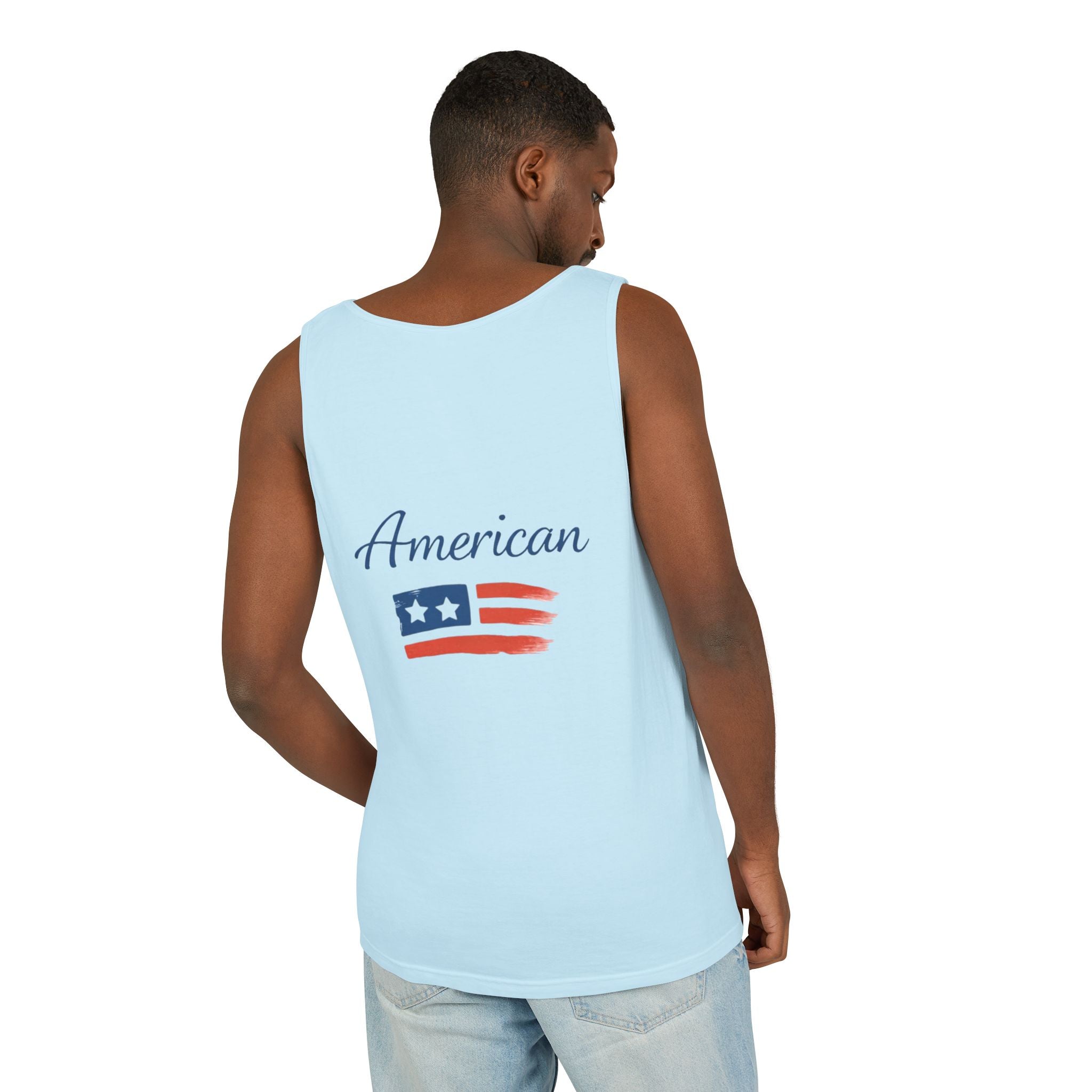 American Flag Brushstroke Tank Top | Hope Patriotic