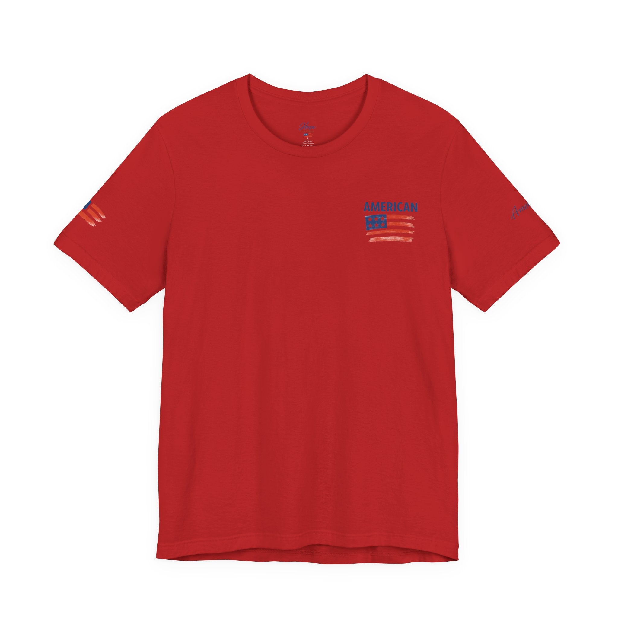 Hope Apparel American Patriotic Tee - Unisex Jersey Short Sleeve Tee