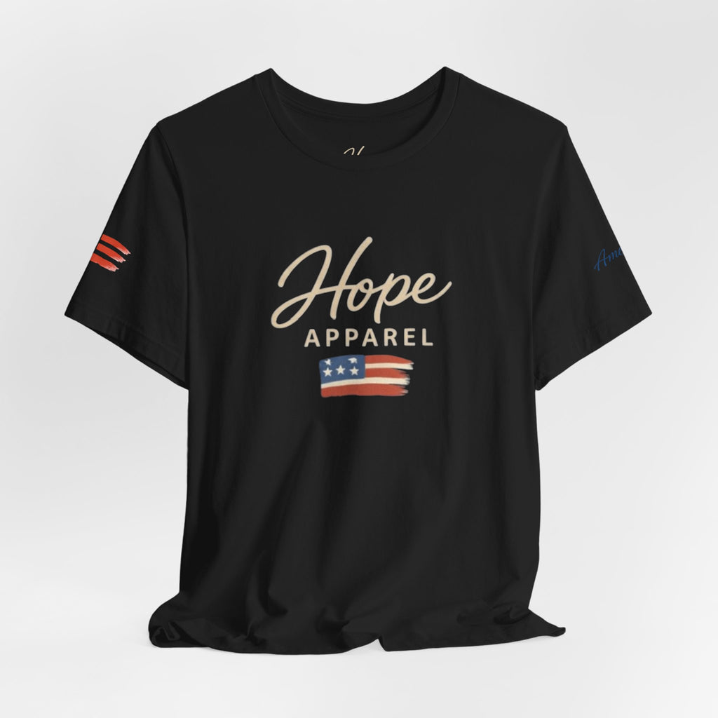 Hope Patriotic Flag Tee | Dark Colors, American Flag Design