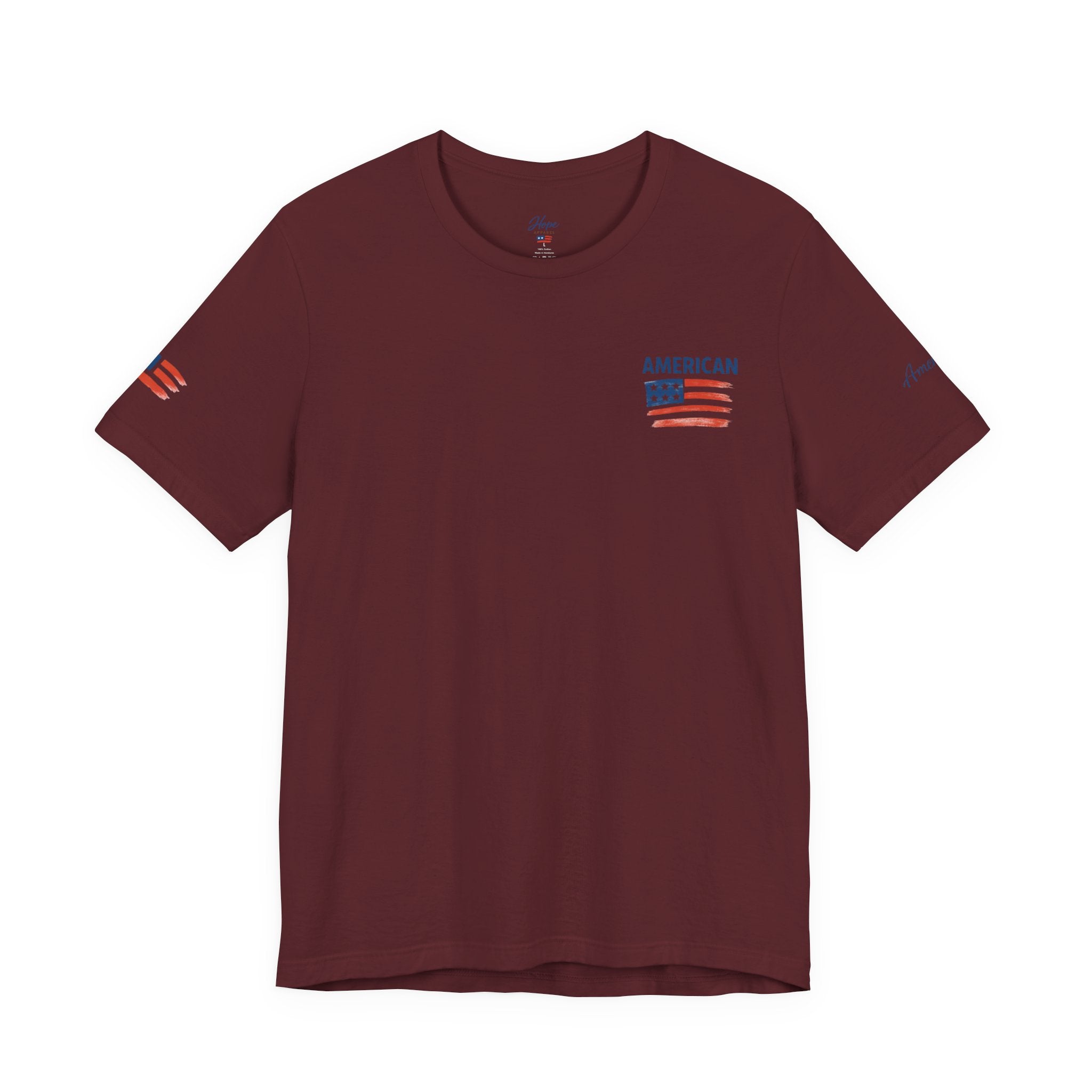 Hope Apparel American Patriotic Tee - Unisex Jersey Short Sleeve Tee