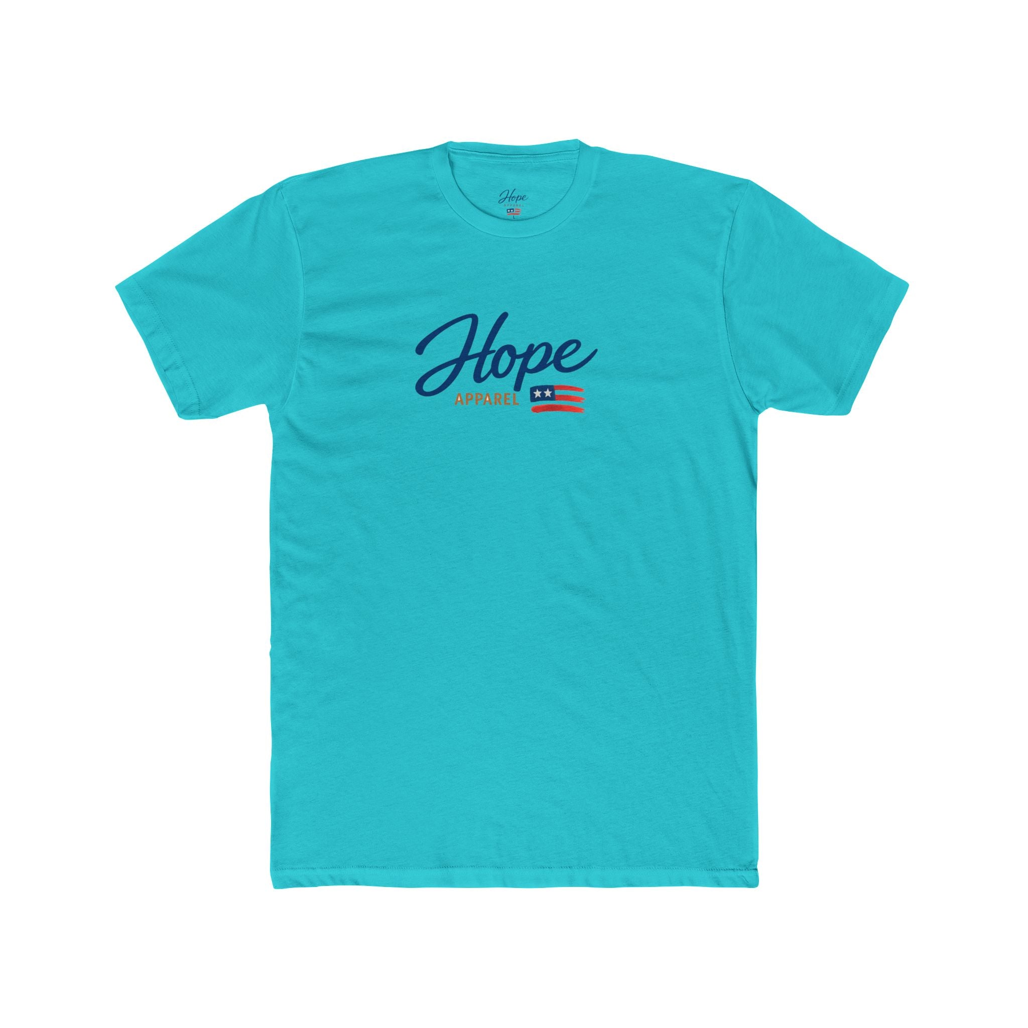Hope Script with Flag graphic T-Shirt | Patriotic Americana Tee
