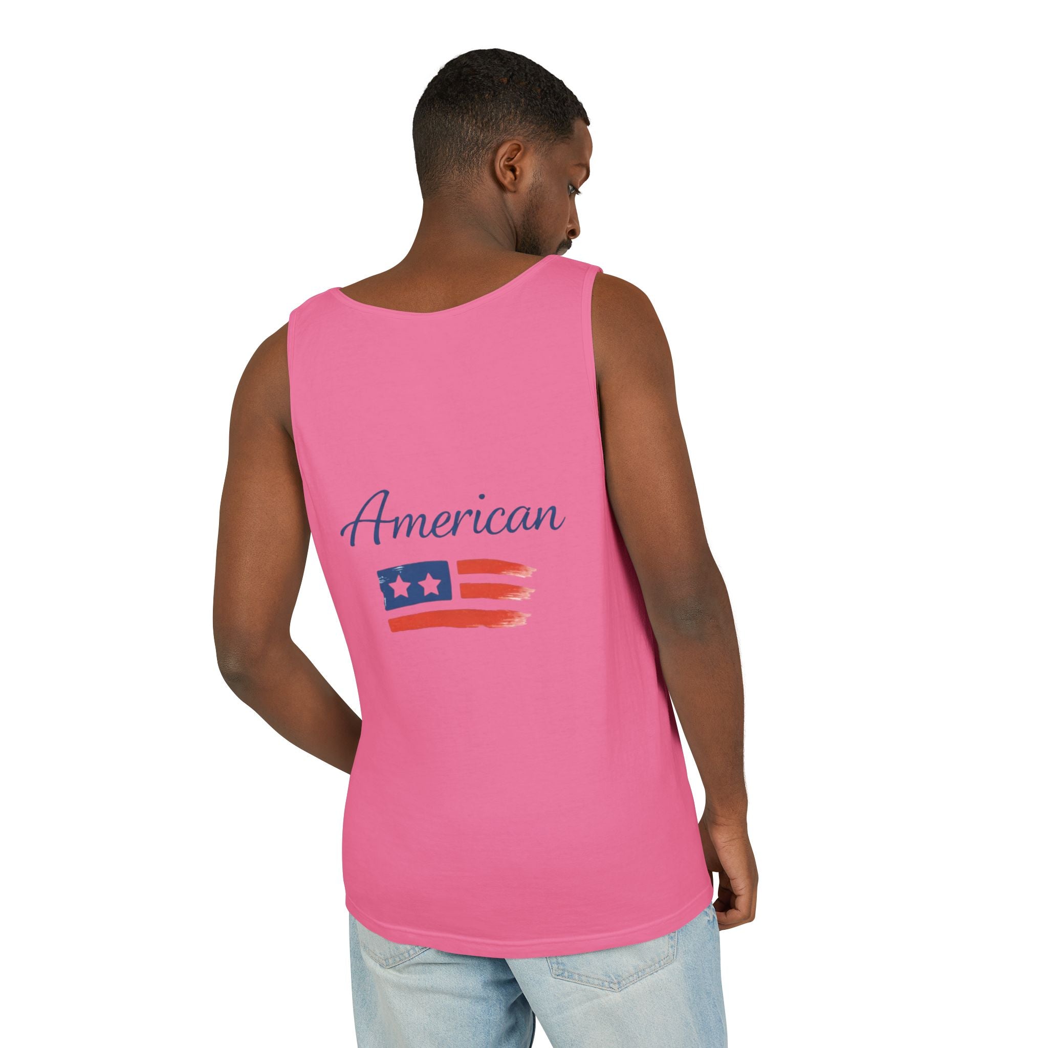 American Flag Brushstroke Tank Top | Hope Patriotic