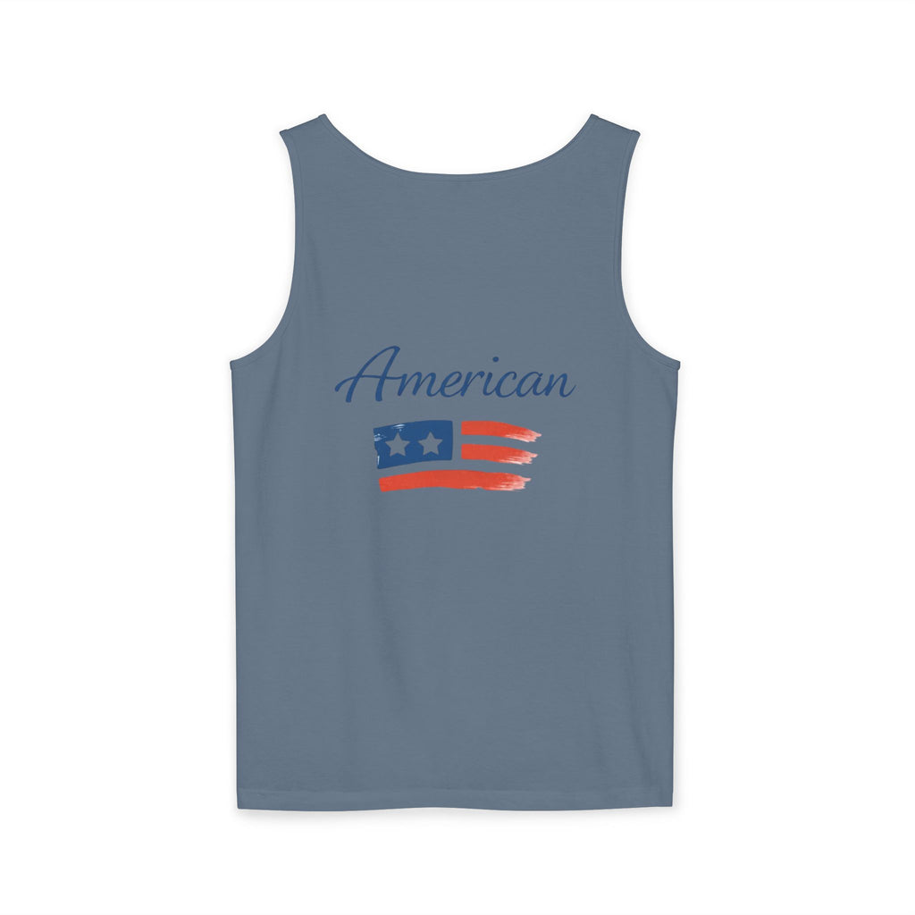 American Flag Brushstroke Tank Top | Hope Patriotic