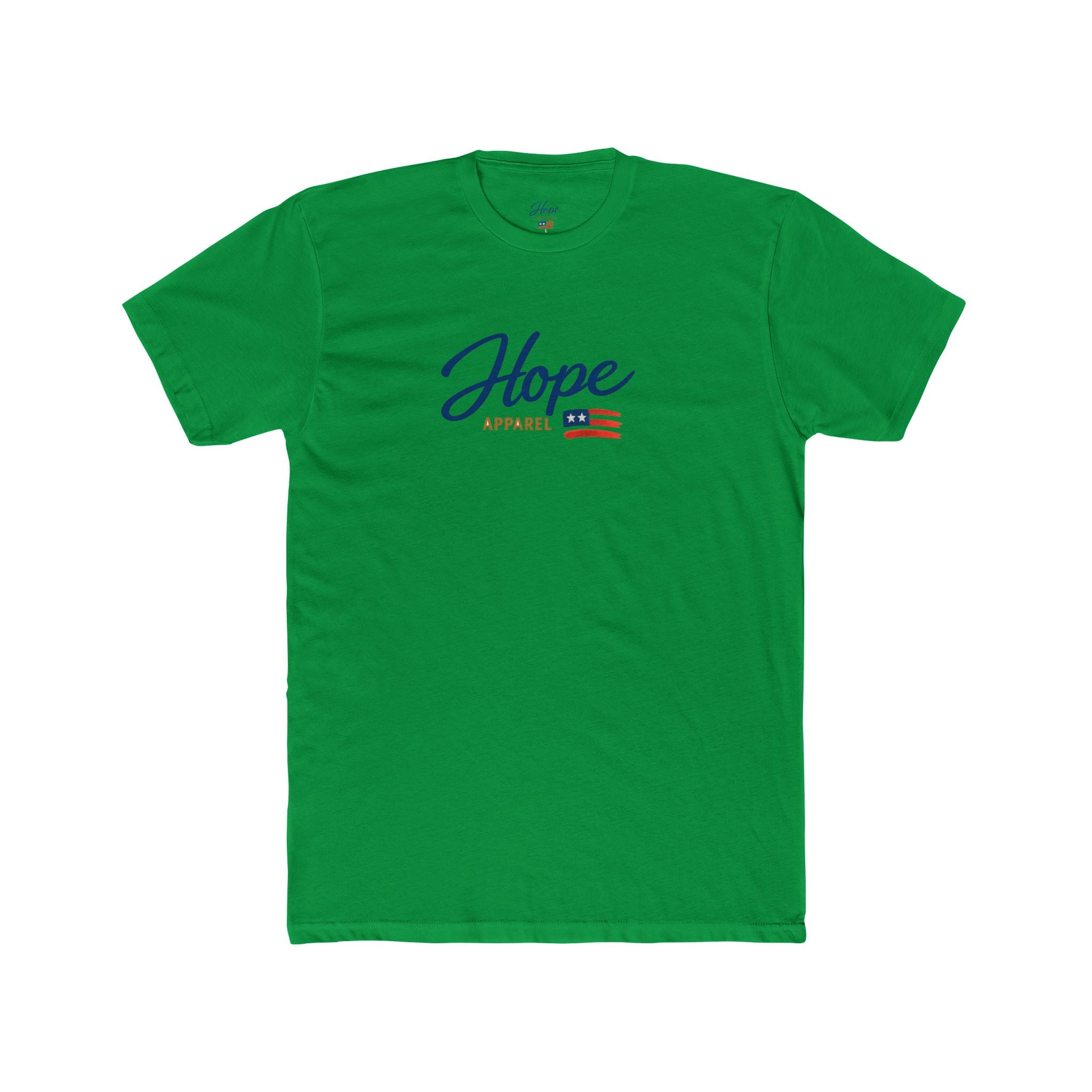 Hope Script with Flag graphic T-Shirt | Patriotic Americana Tee
