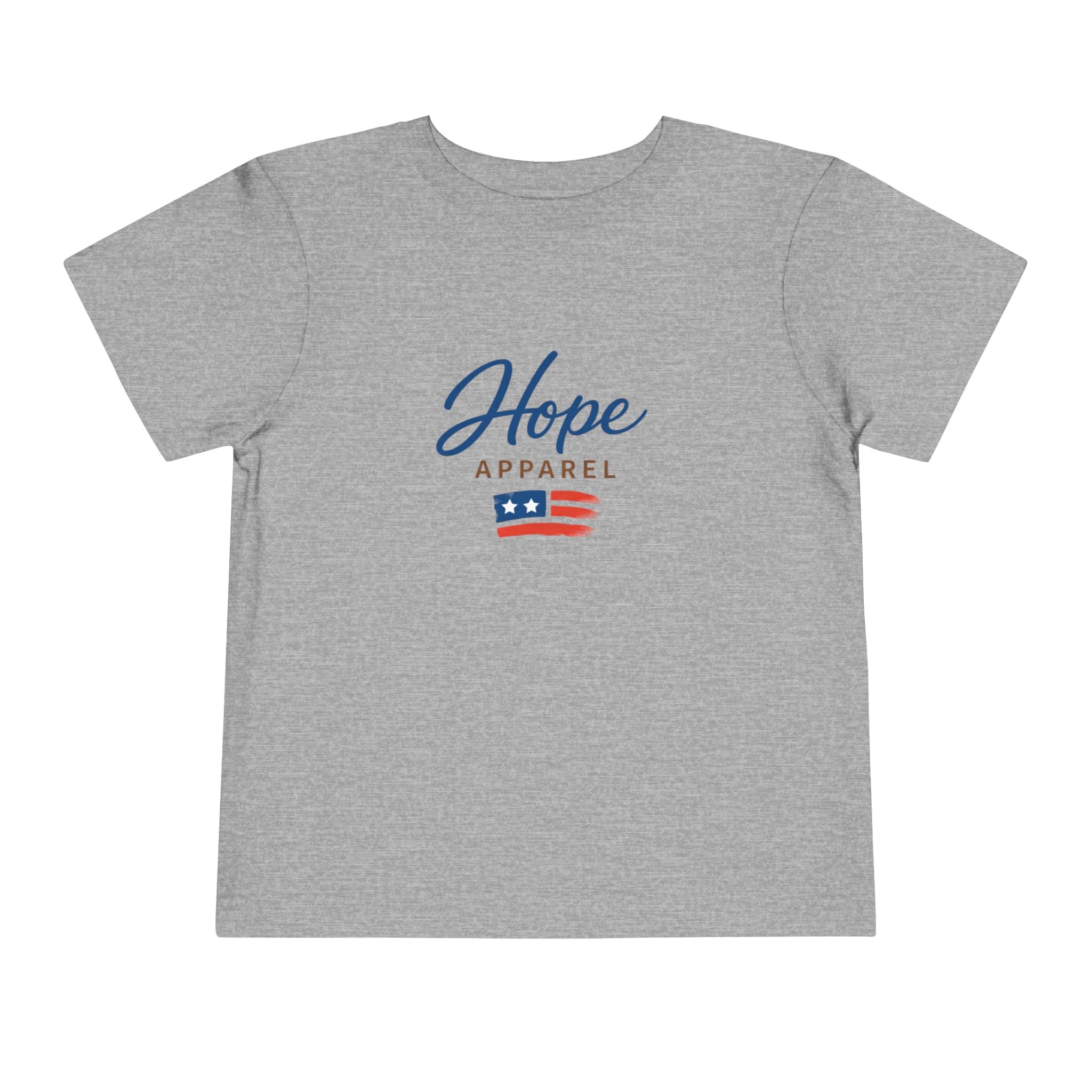 Hope Apparel Flag Graphic Toddler Tee | Patriotic Stars Stripes