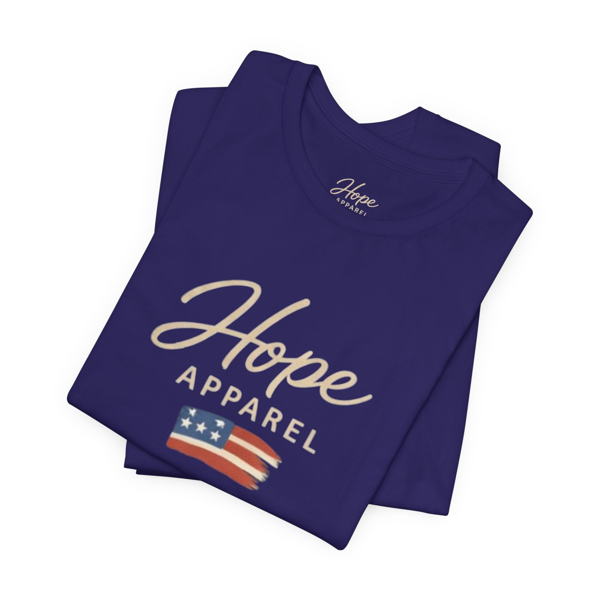 Hope Patriotic Flag Tee | Dark Colors, American Flag Design