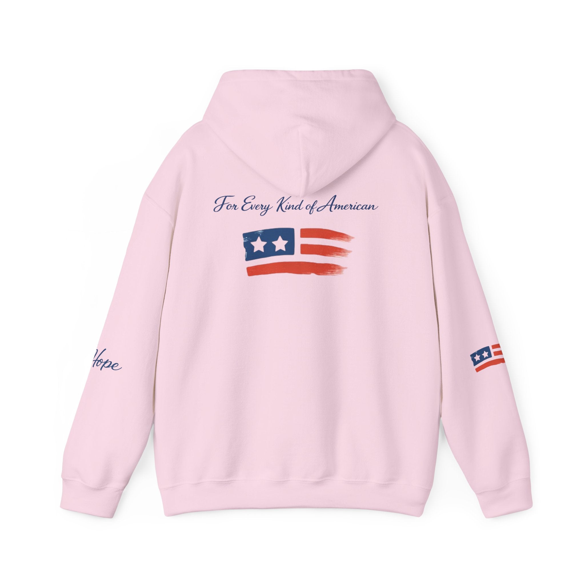 Hope Apparel Patriotic Hoodie — "For Every Kind of American" Flag Design