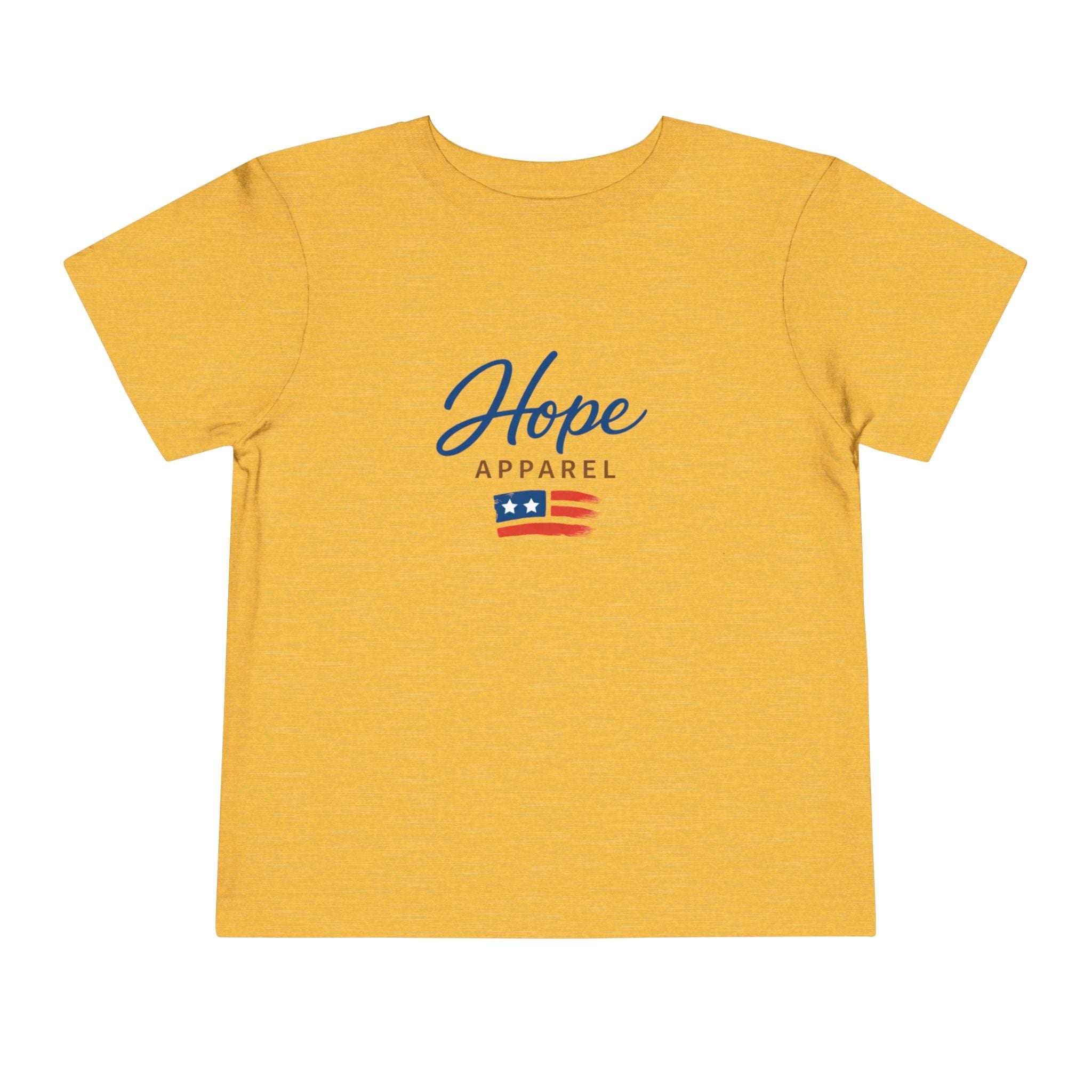 Hope Apparel Flag Graphic Toddler Tee | Patriotic Stars Stripes