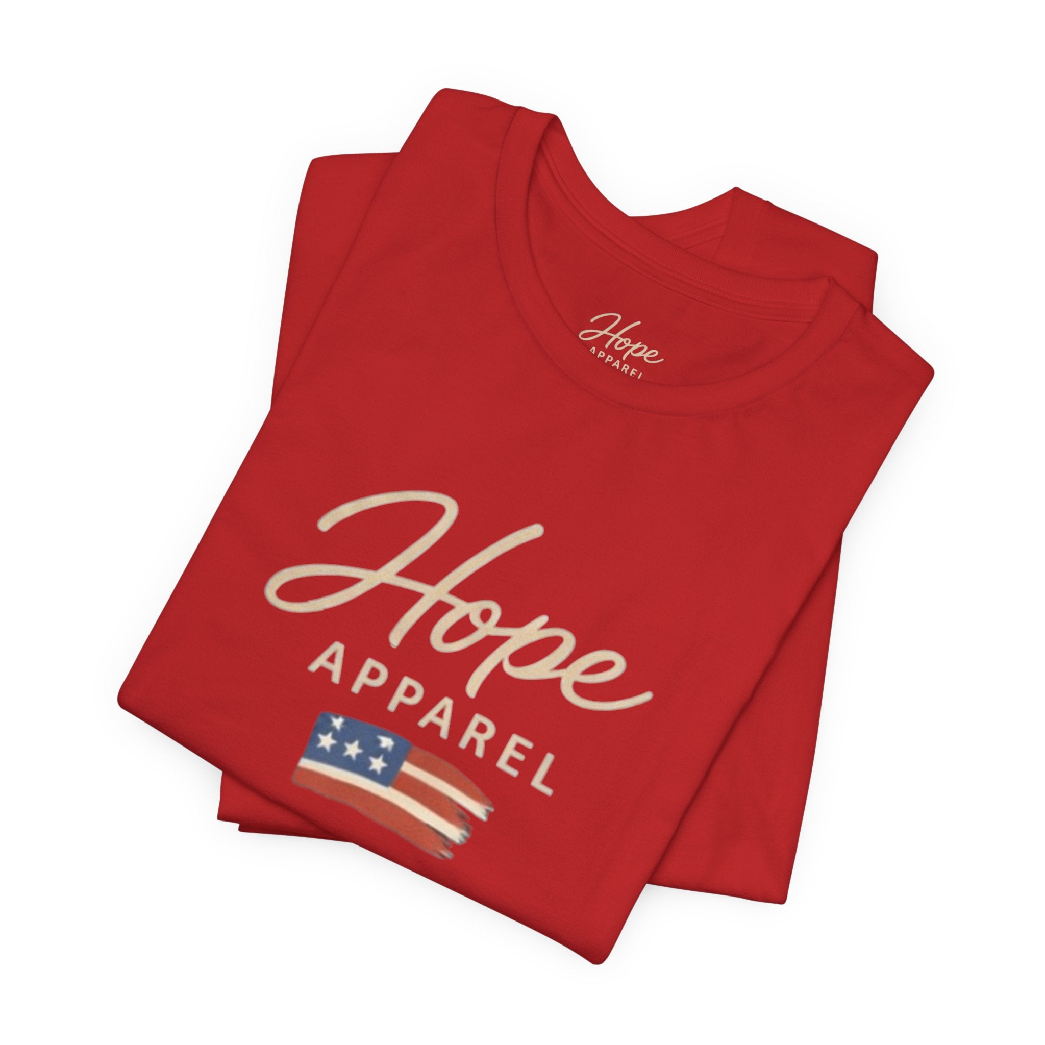Hope Patriotic Flag Tee | Dark Colors, American Flag Design