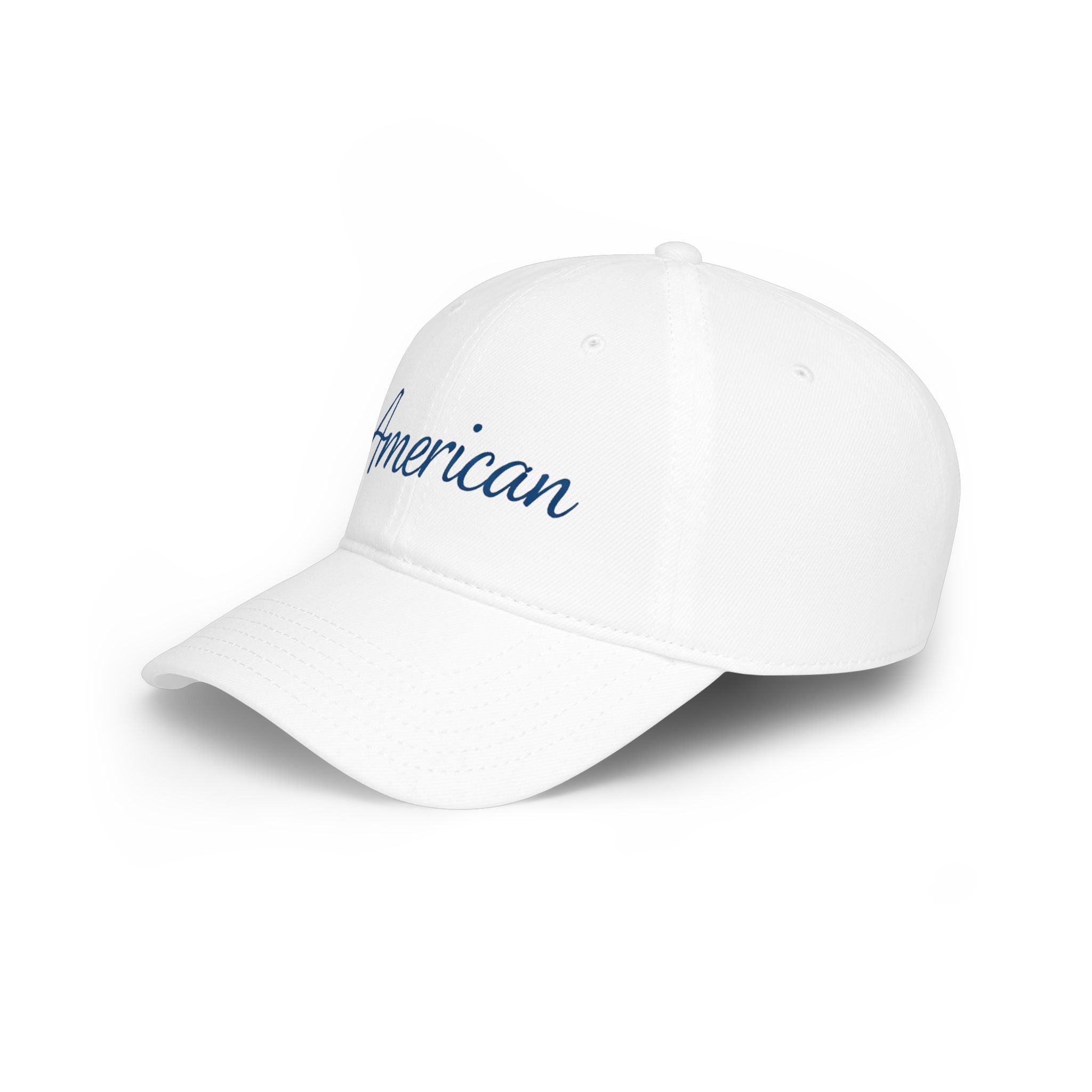 American Logo Baseball Cap | Patriotic Hand-Lettered Hat