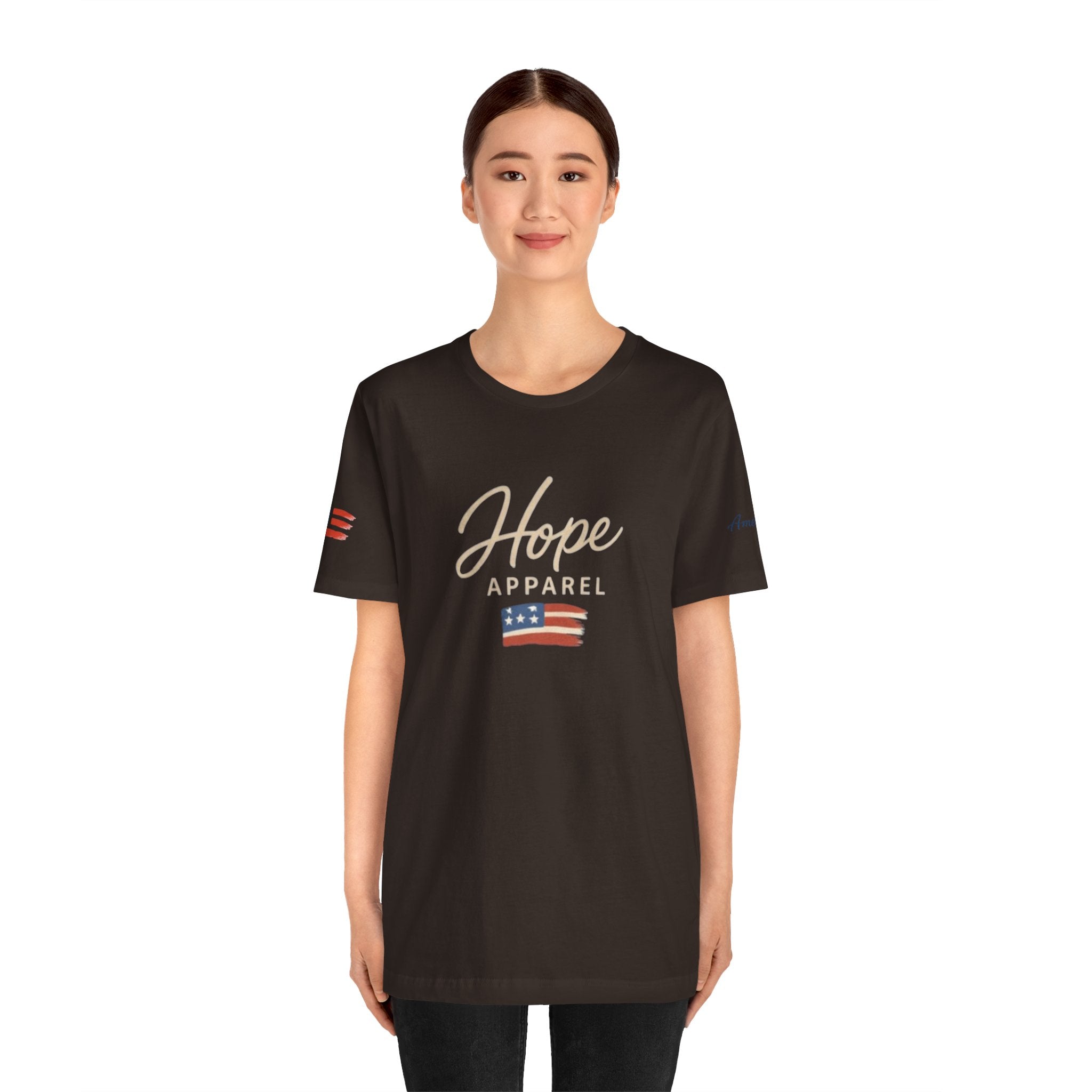 Hope Patriotic Flag Tee | Dark Colors, American Flag Design