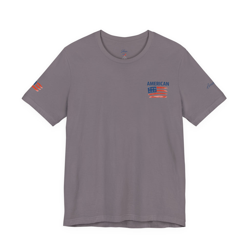 Hope Apparel American Patriotic Tee - Unisex Jersey Short Sleeve Tee