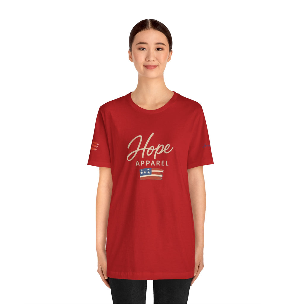 Hope Patriotic Flag Tee | Dark Colors, American Flag Design